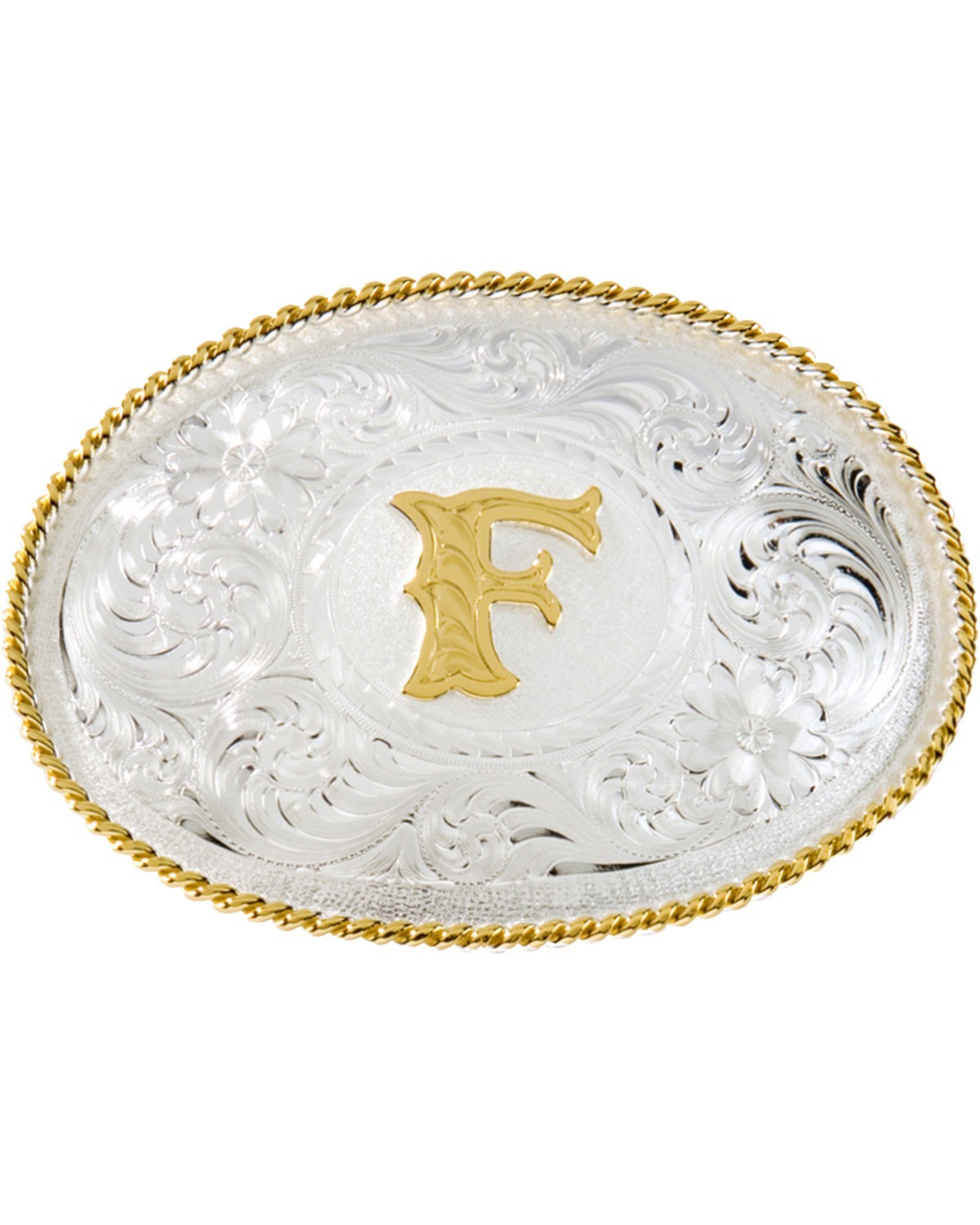 Montana Silversmiths Initial "F" Belt Buckle – 700F