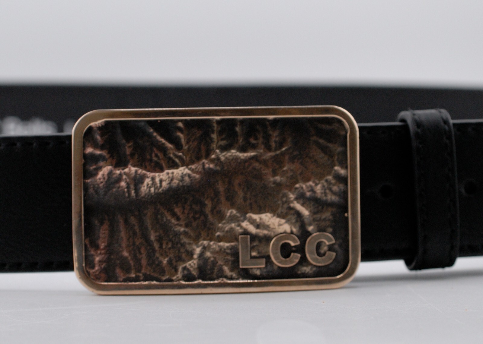 Little Cottonwood Canyon Topographic Belt Buckle | Hand Poured Bronze | 3D Map