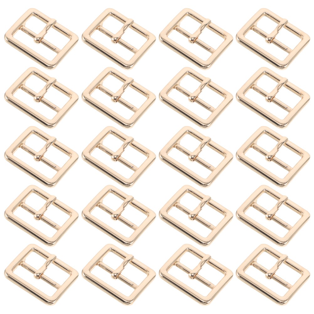 20 Pcs Belt Buckle Replacement Part Center Bar Buckles for Belts