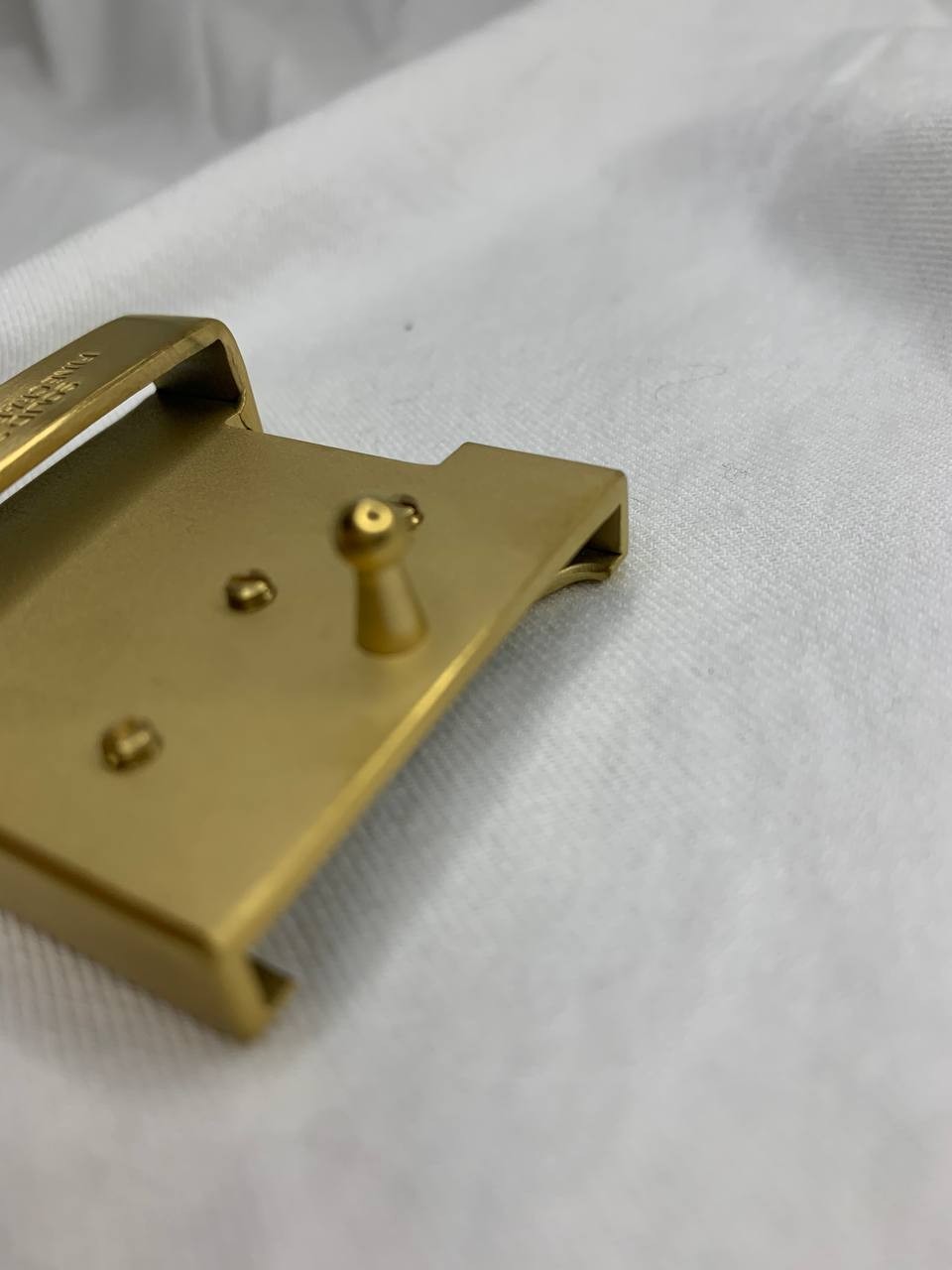 Louis Vuitton LV Monogram Belt Buckle Gold Tone Initiales Replacement Buckle