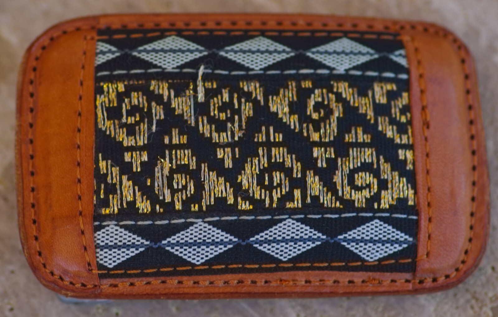 BELT BUCKLE Leather Cowboy Aztec Style High Quality Handcrafted in Mexico