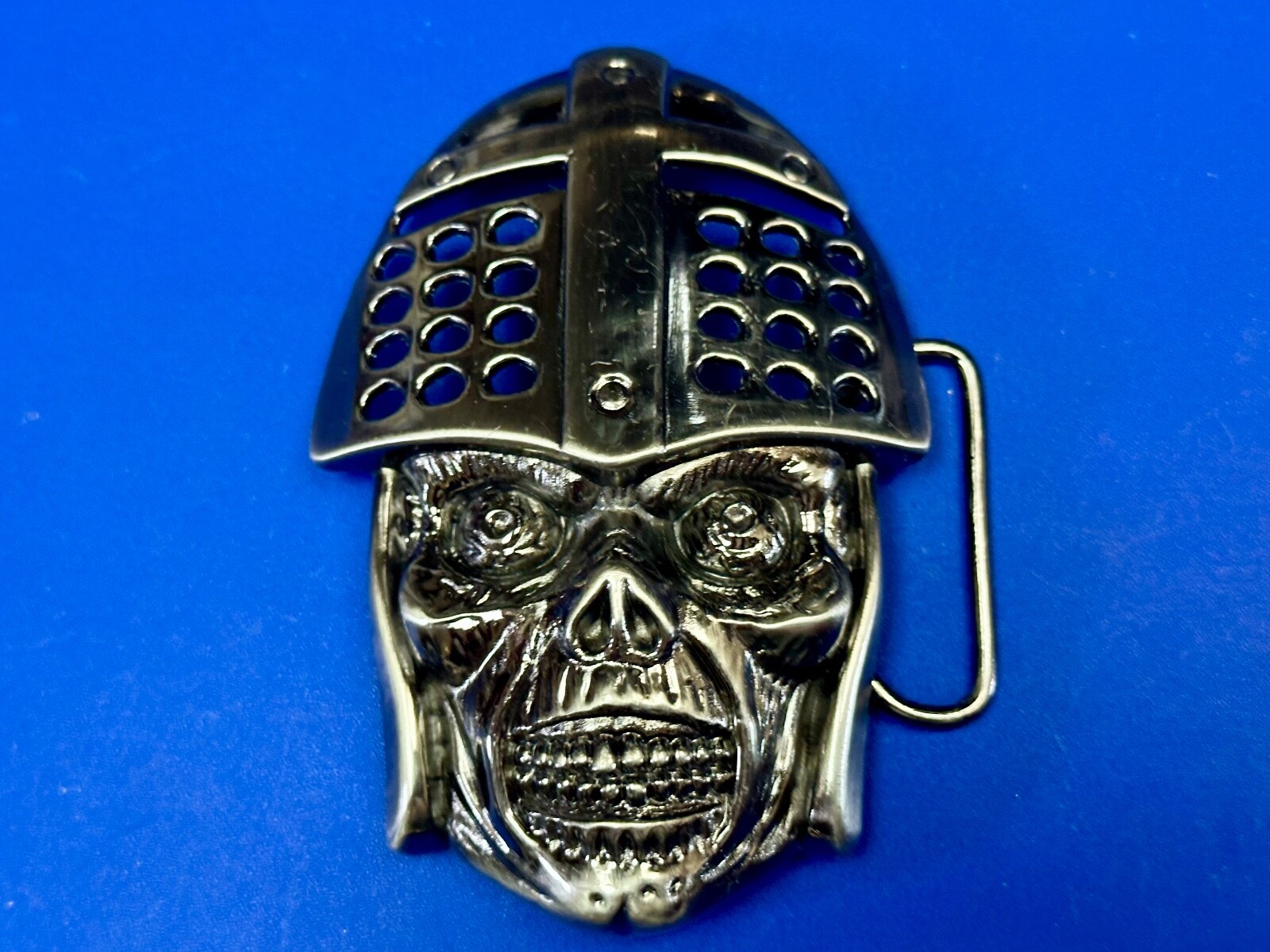 Knights Helmet & Skull Belt Buckle Medieval Armor Design Belt Buckle