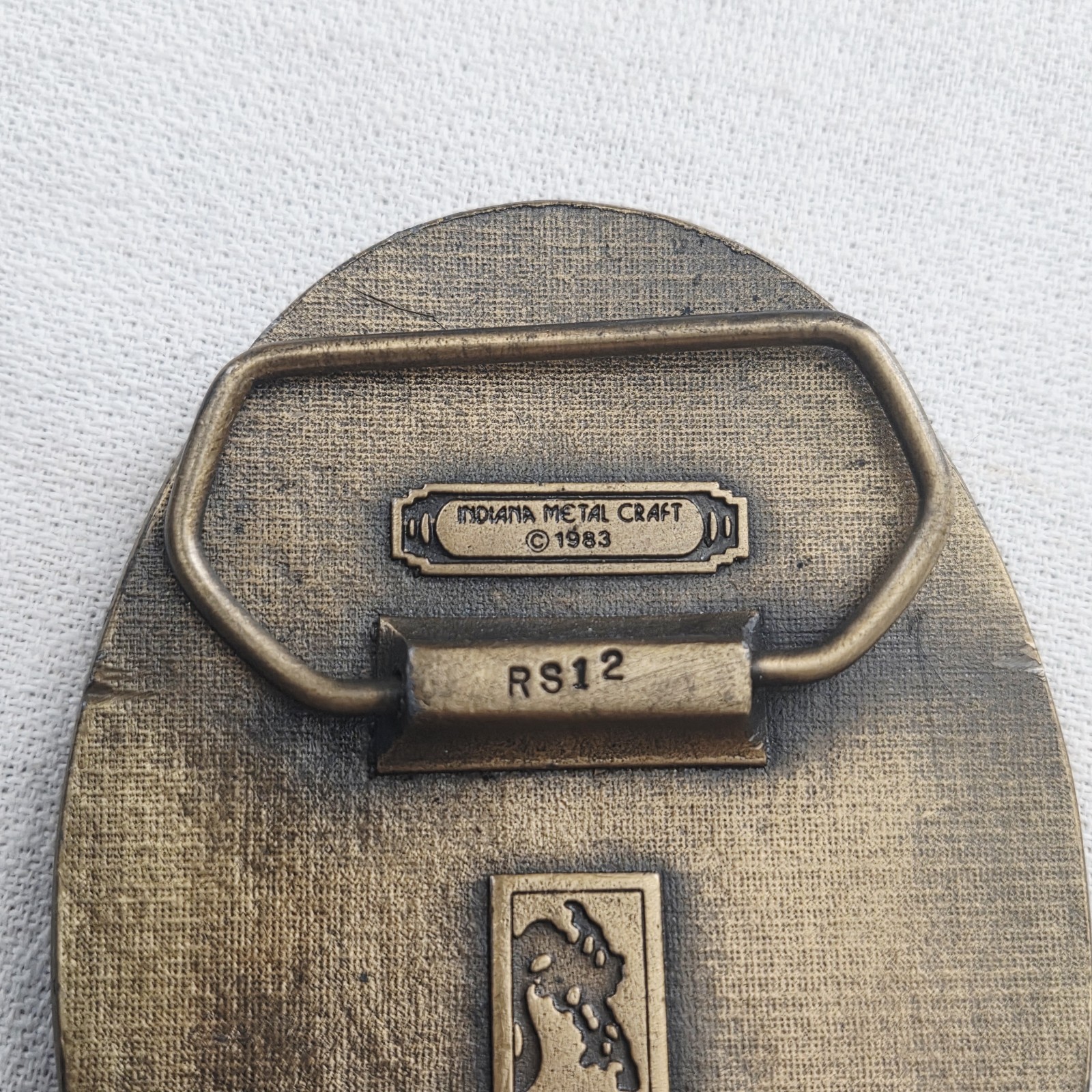 Belt Buckle – Pacific Brass and Buckle Indiana Metal Craft 1983 Las Vegas Slots