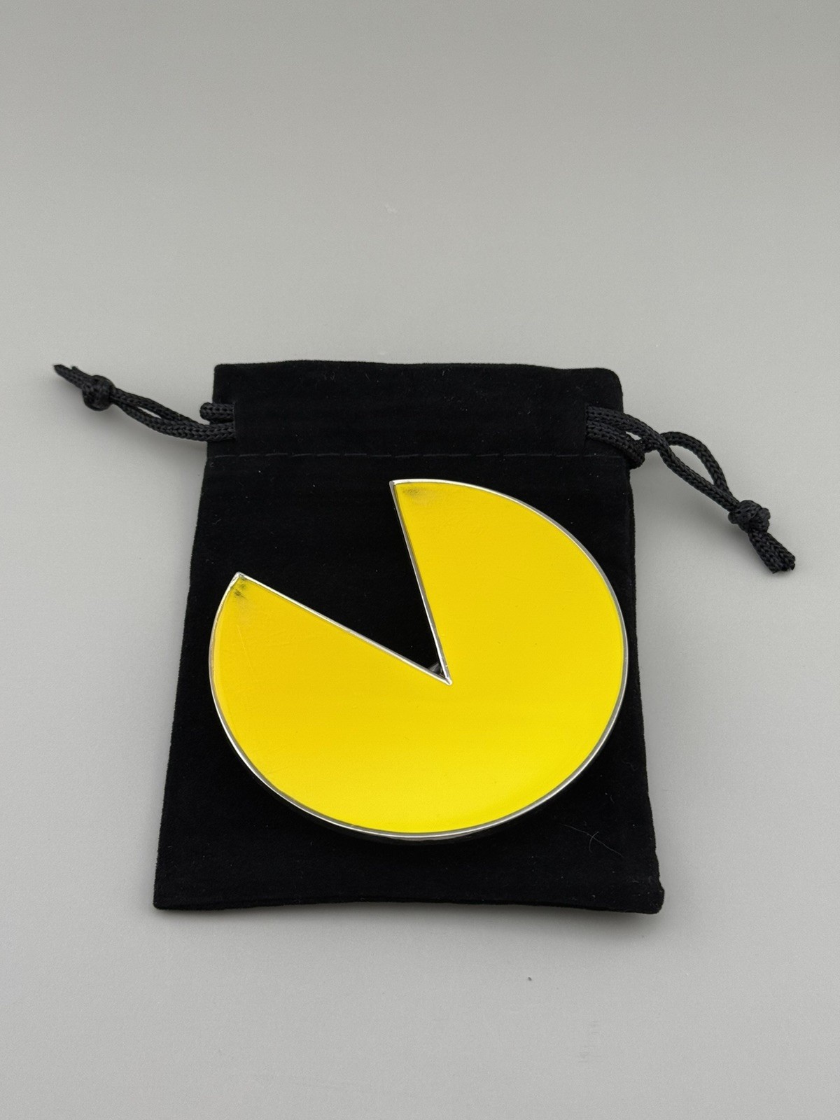 Pac Man Belt Buckle Yellow Arcade Video Game Retro Gaming Namco