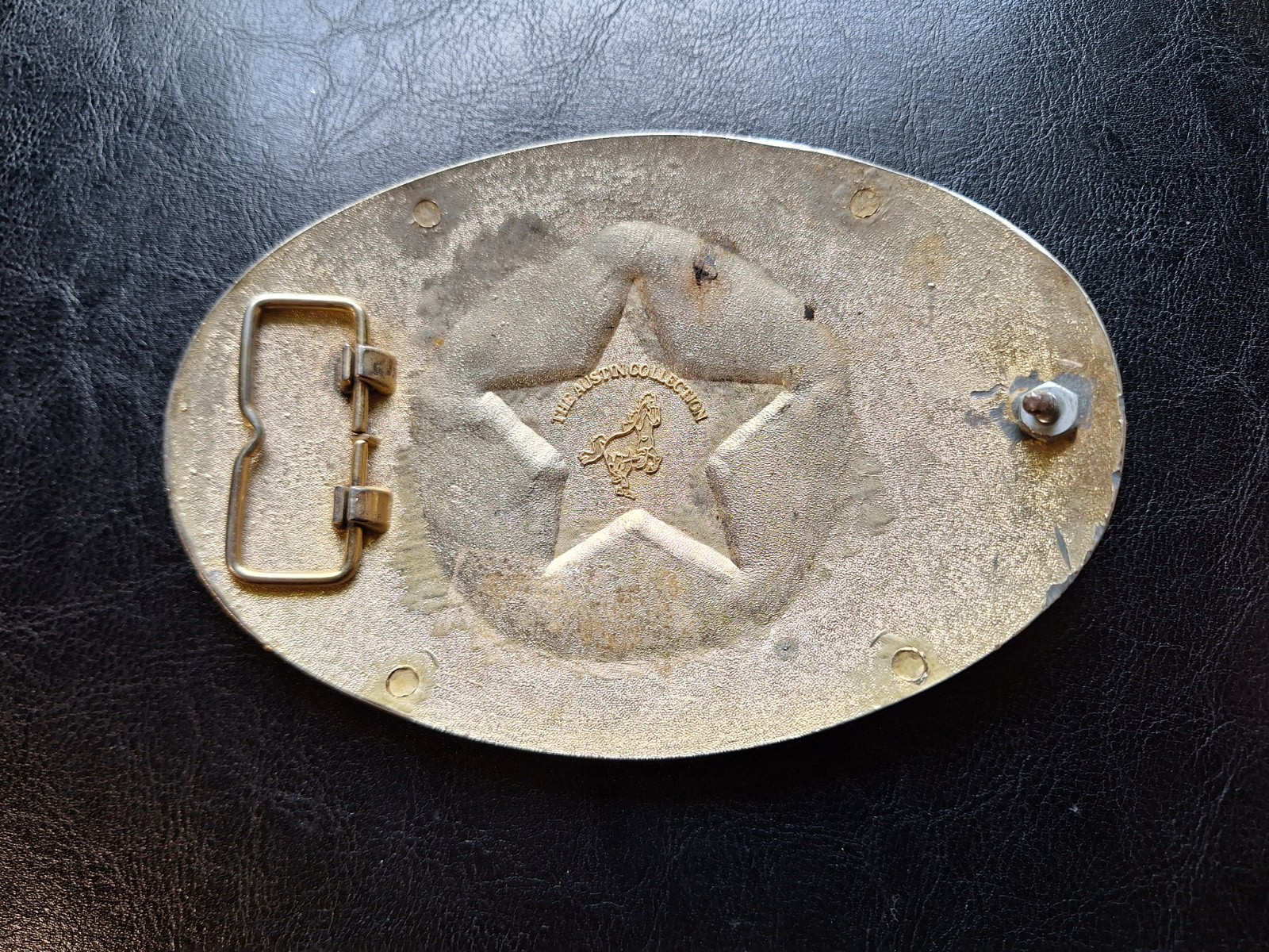 The Austin Collection The State of Texas Oversized Belt Buckle 6 x 4.25 inches
