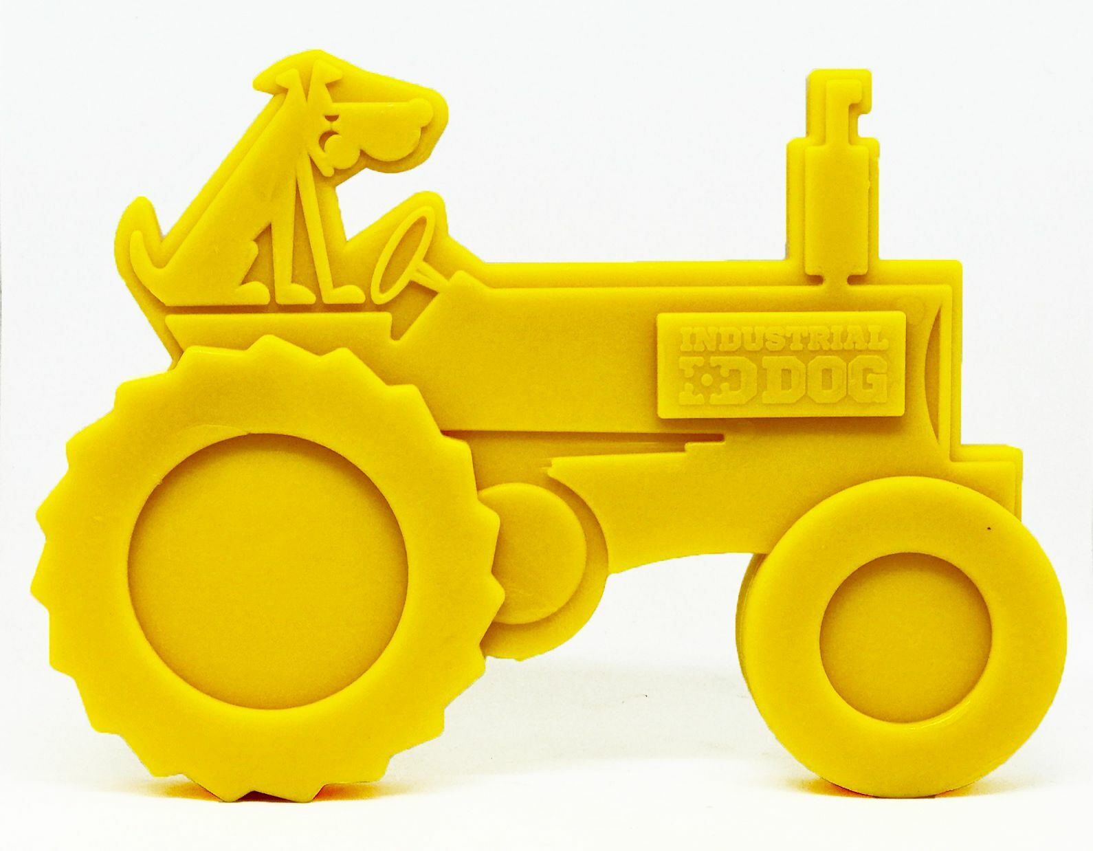 ID Tractor Nylon Toy Ultra Durable Chew Toy – Dog & Puppy Reward toy Yellow