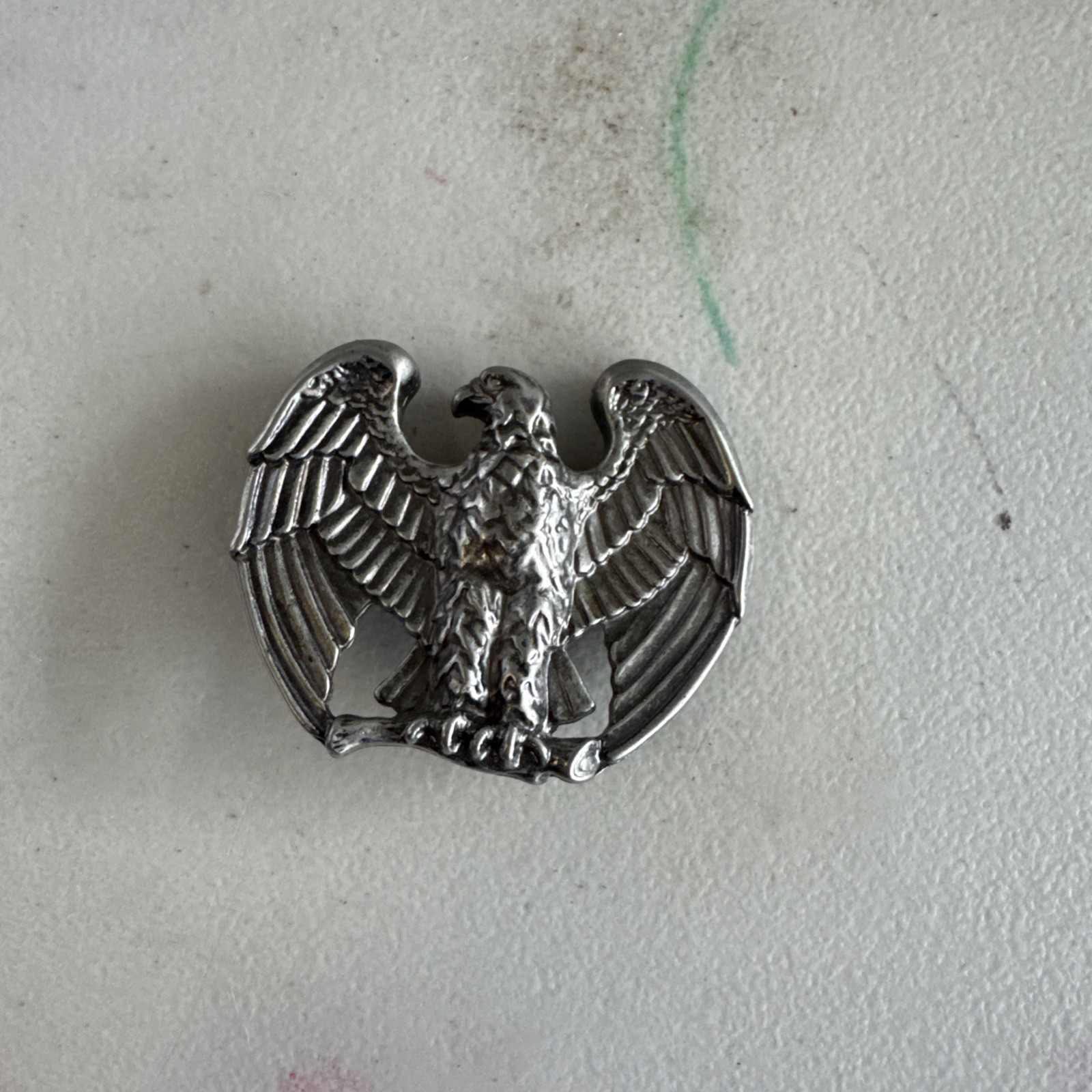 Vintage Avon Majestic Patriotic American Eagle Wings Spread Metal Belt Buckle