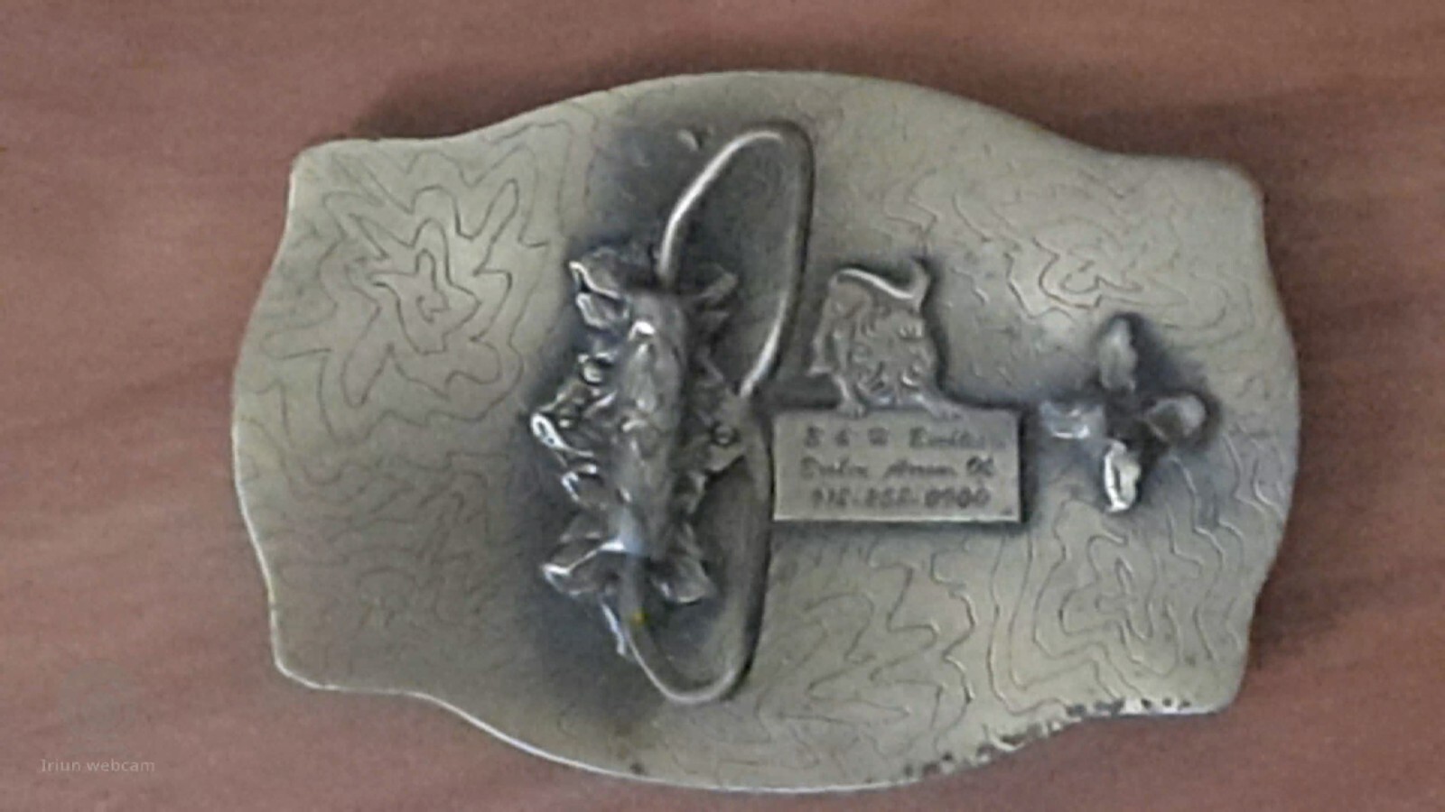 Going Great Getty Truck Stop George Lindsey Belt Buckle, NEW! Collectible