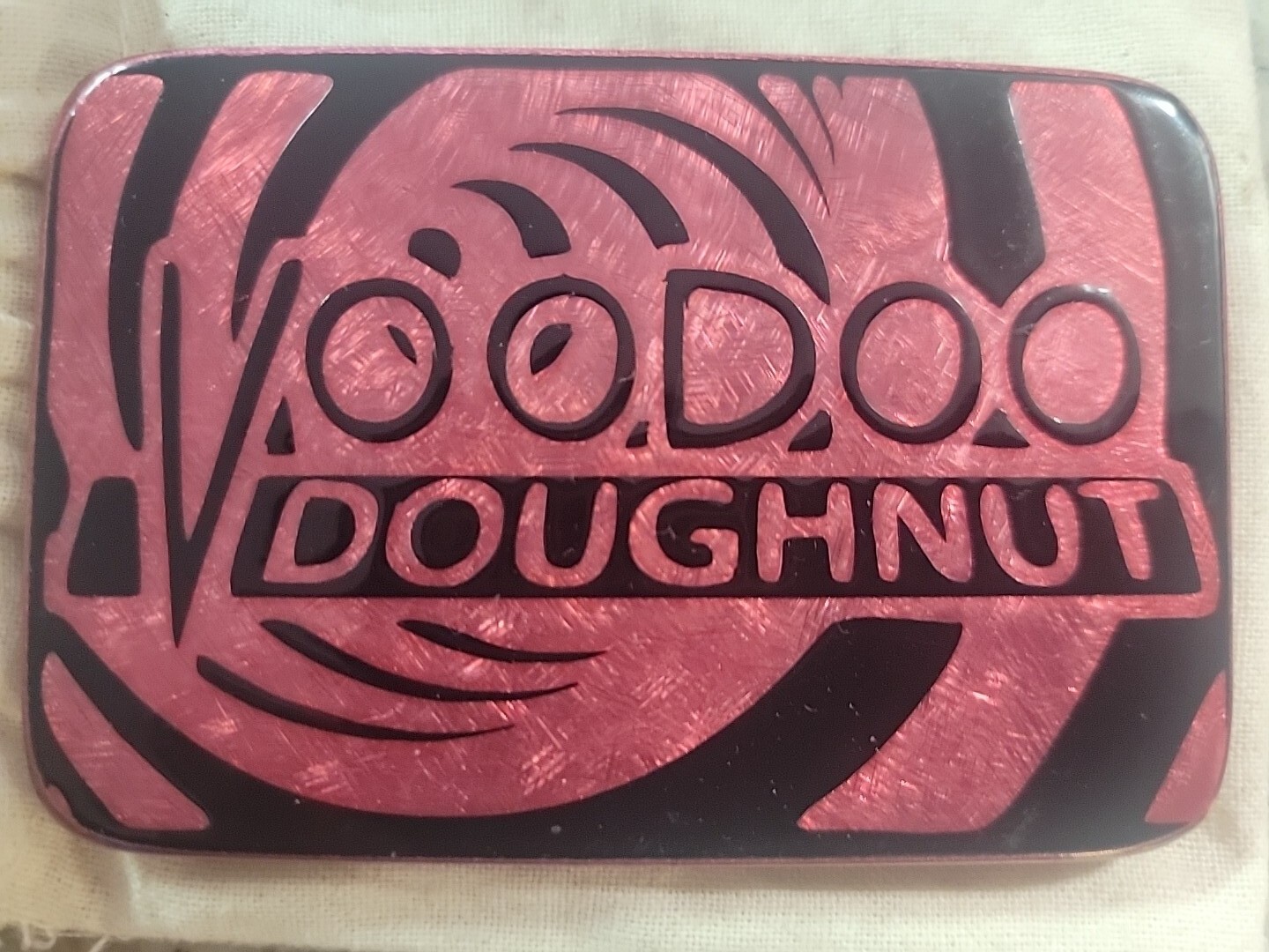 Voodoo Doughnut Souvenir Belt Buckle Barbie Pink Retro Novelty Gift