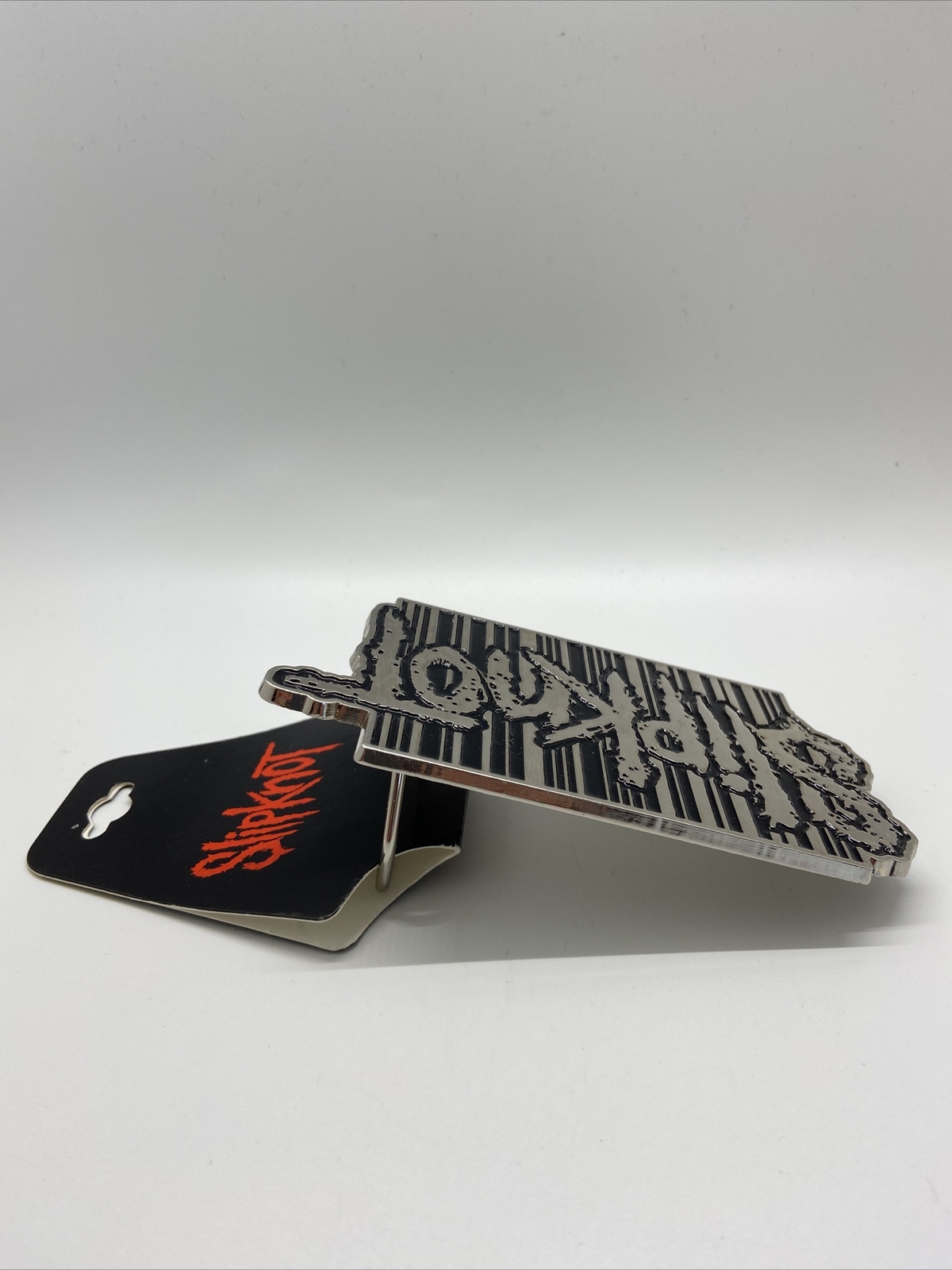Slipknot Barcode Belt Buckle for 1.6 Inch Belt Western Style 4.3 In. x 2.2 In.