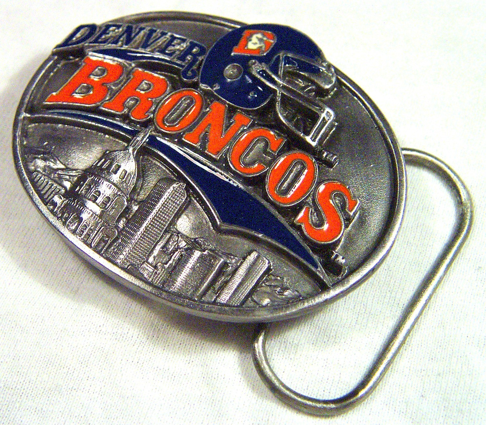 New Rare 1991 Denver BRONCOS NFL Belt Buckle – Limited Edition #2451 of 10,000