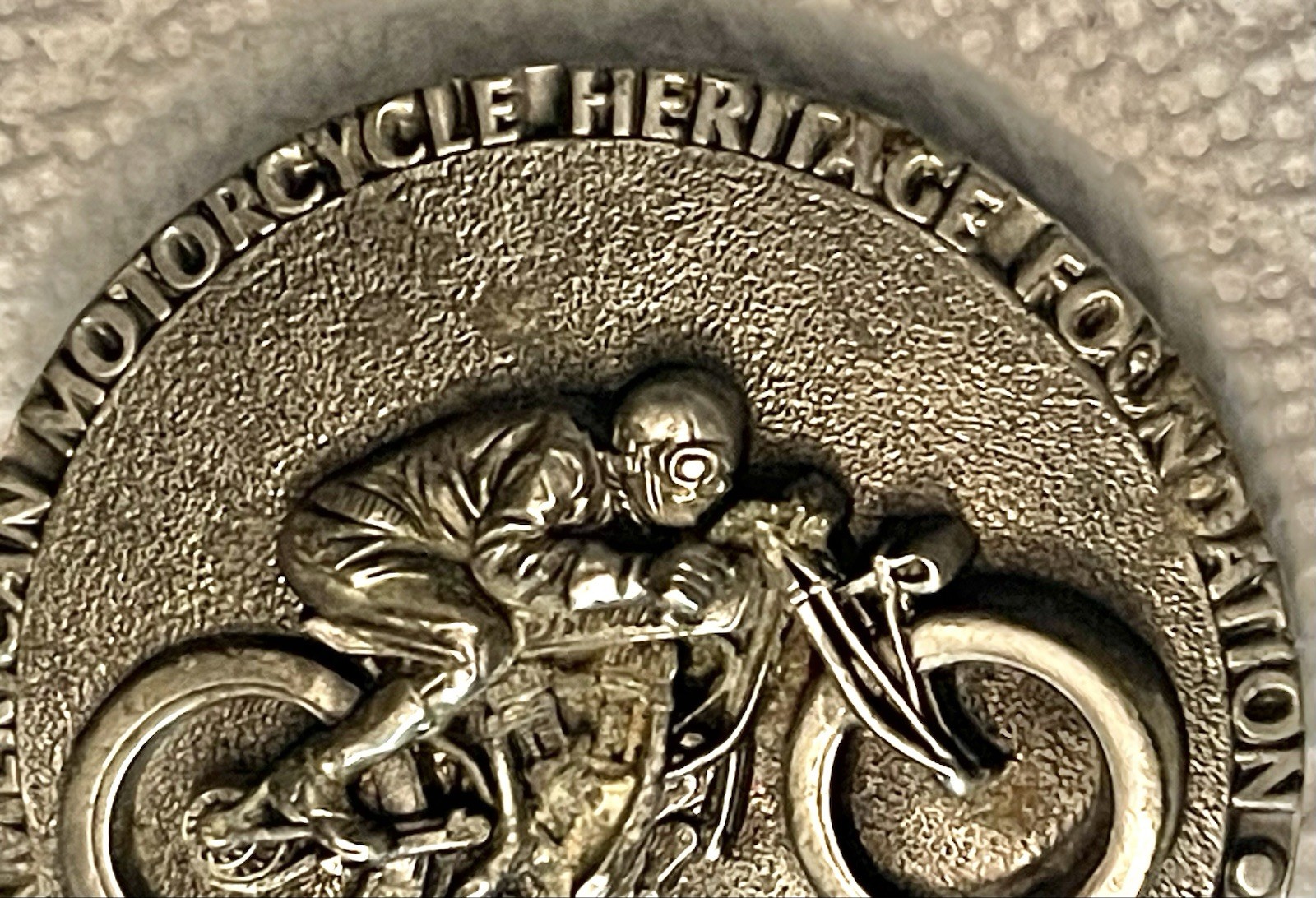 RARE NOS 1990 Belt Buckle Motorcycle Heritage Museum Commemorative Collectible