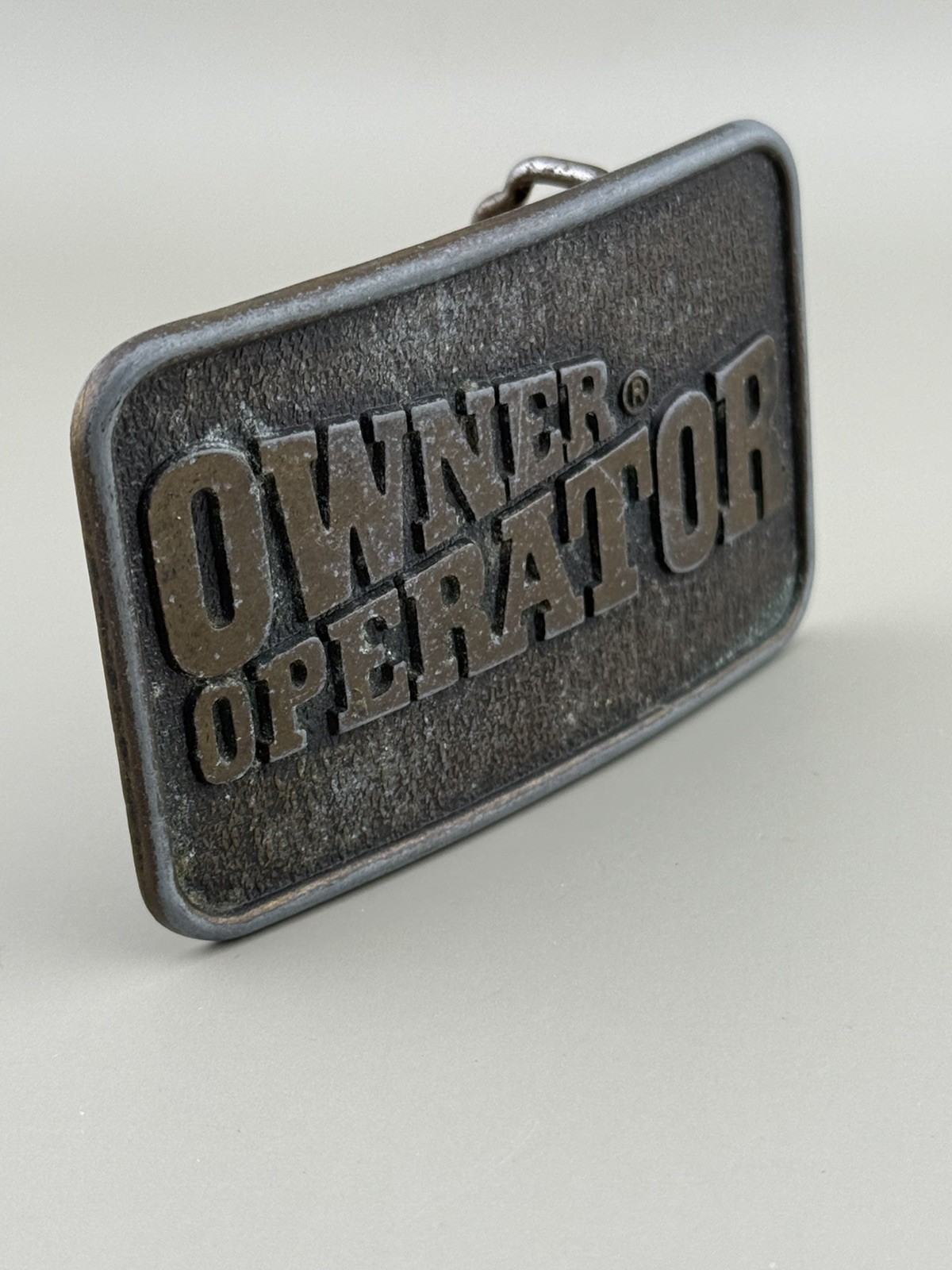 Owner Operator Trucker Belt Buckle Century Canada Blue Collar