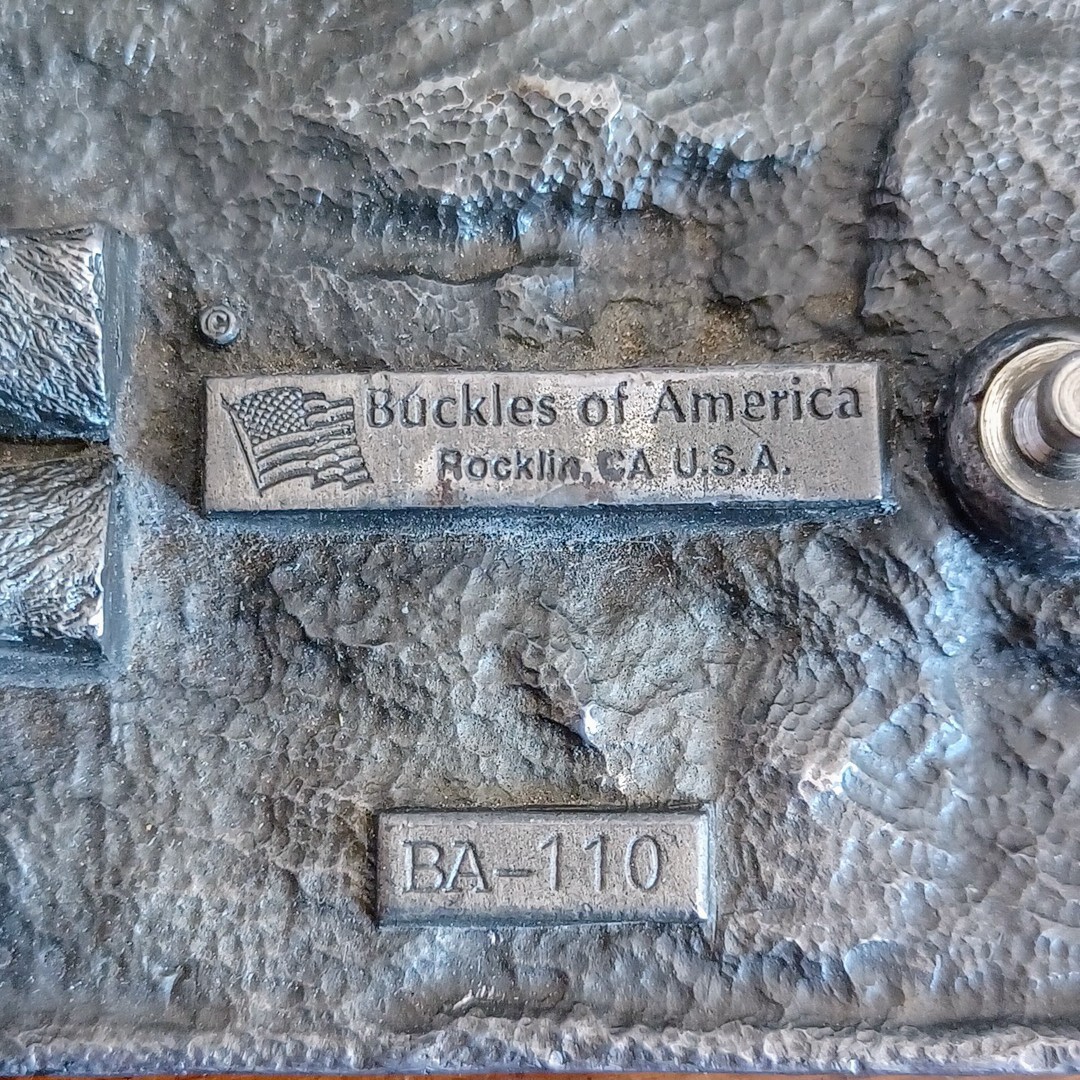 VTG Postal Workers Move the Mail US Postal Service Mailman Belt Buckle enamel