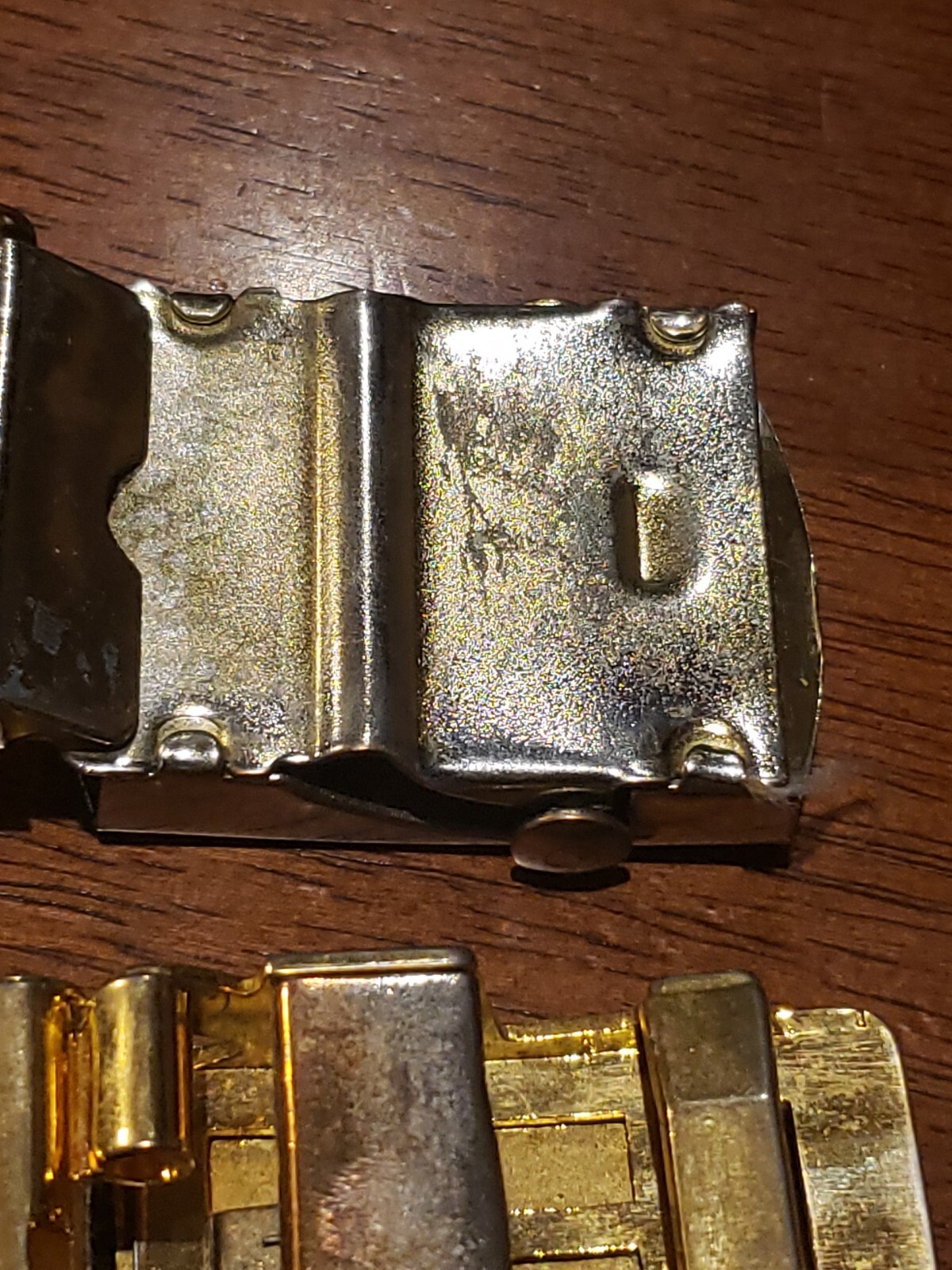 Belt Buckle Lot Asian Styled Brass Buckle & Silver Military Style