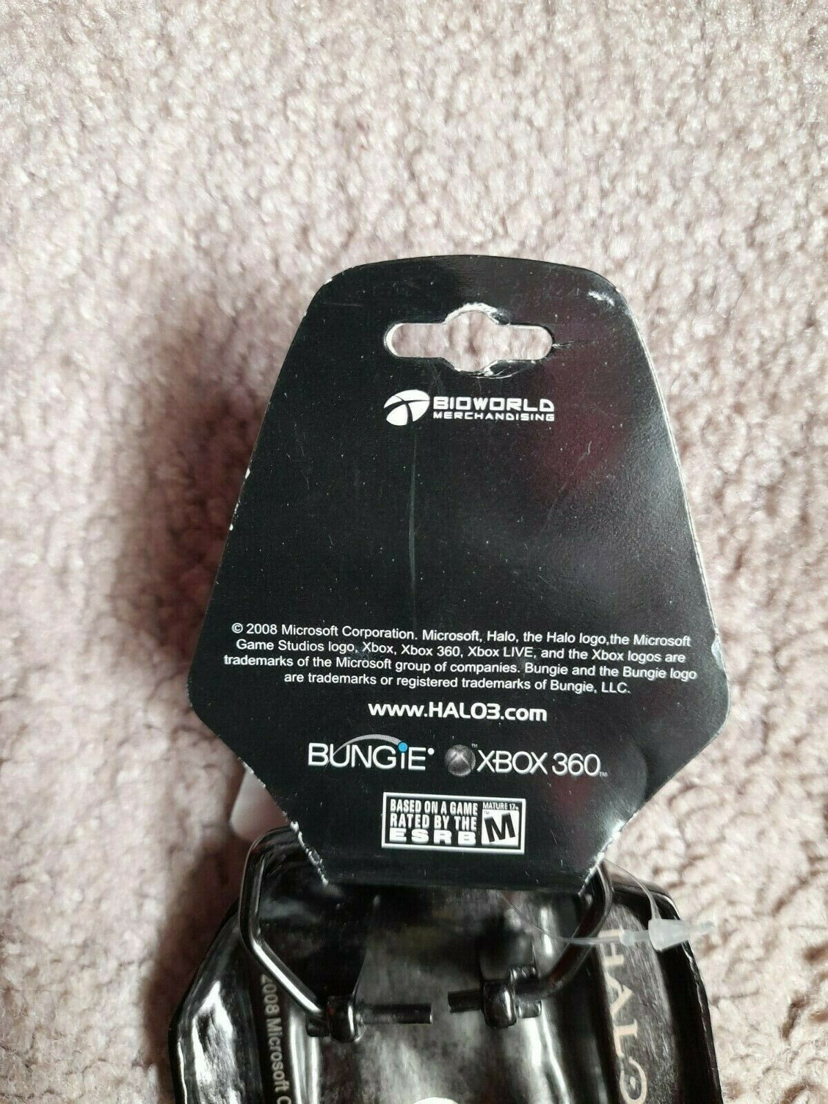 Halo 3 Belt Buckle Hot Topic Bioworld Merchandising Bungie Xbox 360 from 2008