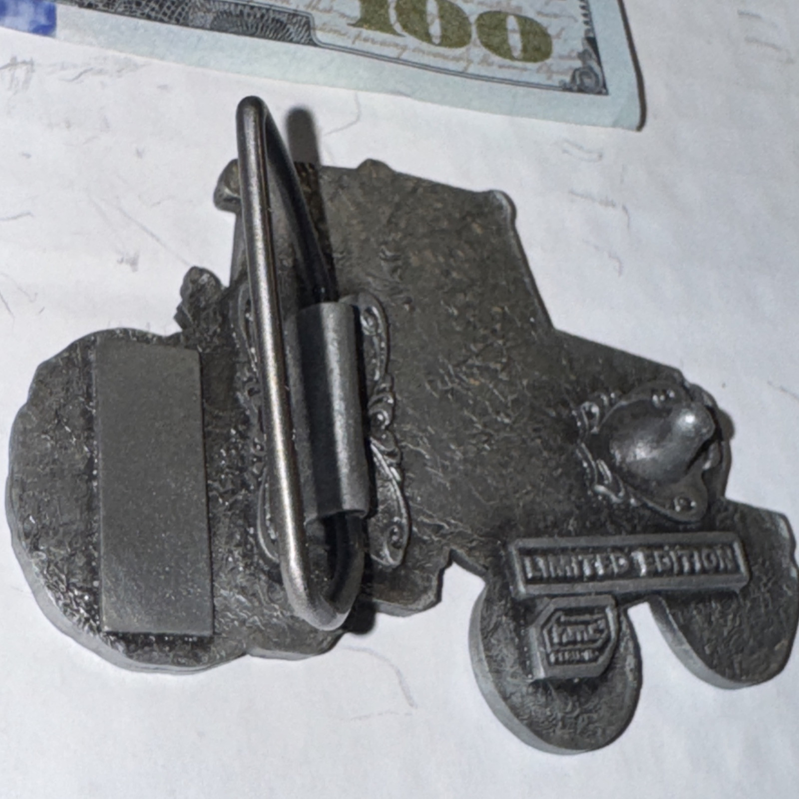 Vintage Rare New Tractor Belt Buckle Limited Edition Embossed Free Shipping