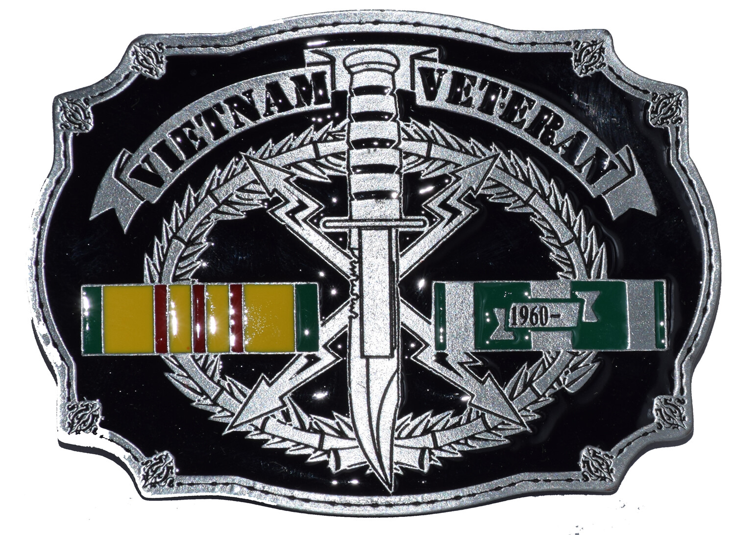 VIETNAM VETERAN – Cast Belt Buckle
