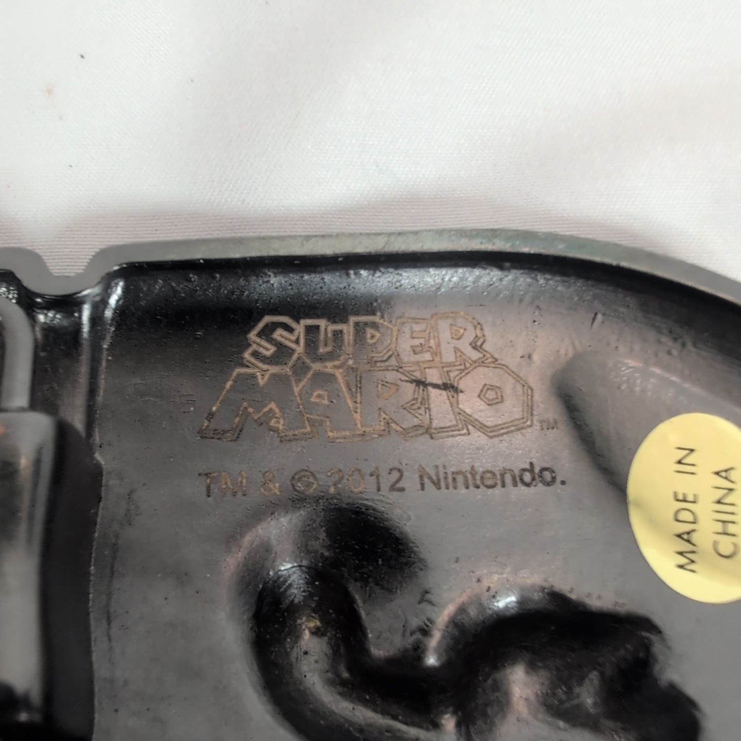 Super Mario Bros. Bullet Bill TM 2012 Licensed Nintendo Belt Buckle