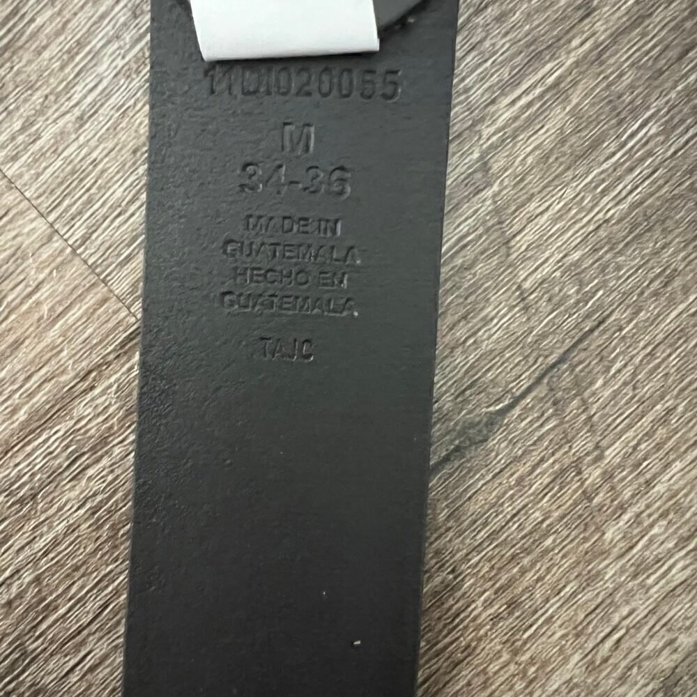 Dickies American Flag Plaque Buckle Casual Leather Belt-Size Medium