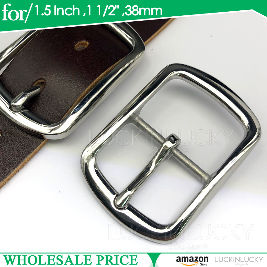 Replacement Stainless steel Belt Buckles Classical Pin Belt Buckle 1 1/2&Prime; 38mm