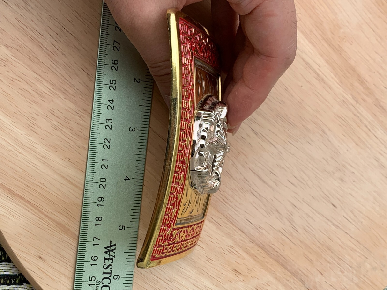 Western Buckle Gold Silver Red Texas Star Cowboy Fit 2 » Hebillas Vaqueras