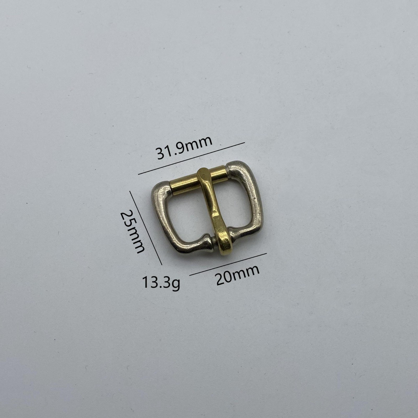 20mm Copper Rolling Bar Buckle Leather Bag Fasten Buckles Multicolor