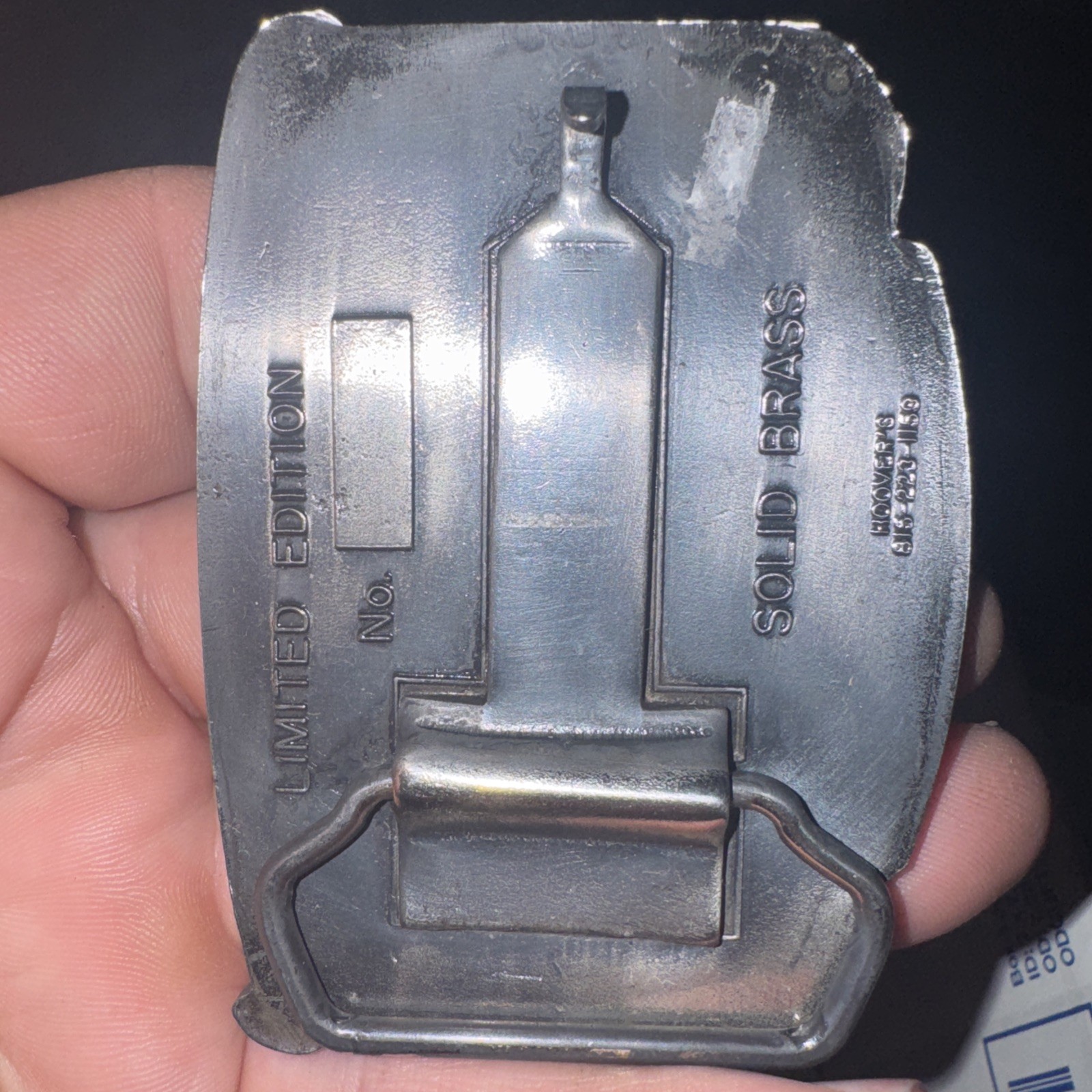 Historical Construction Equipment Rare Belt Buckle Limited Edition Embossed 1993