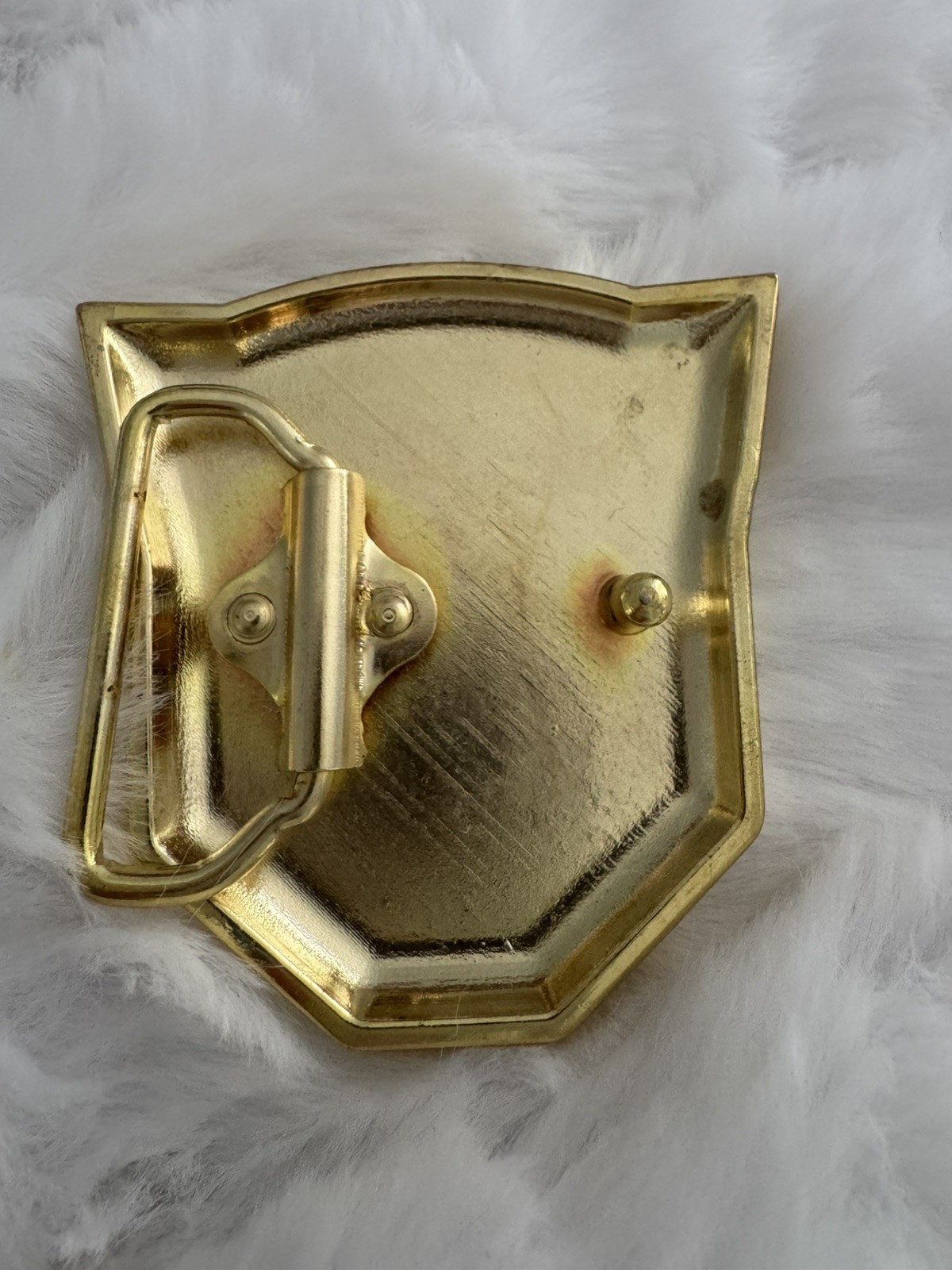 New Men’s Animal Face Studded Rhinestone Belt Buckle New