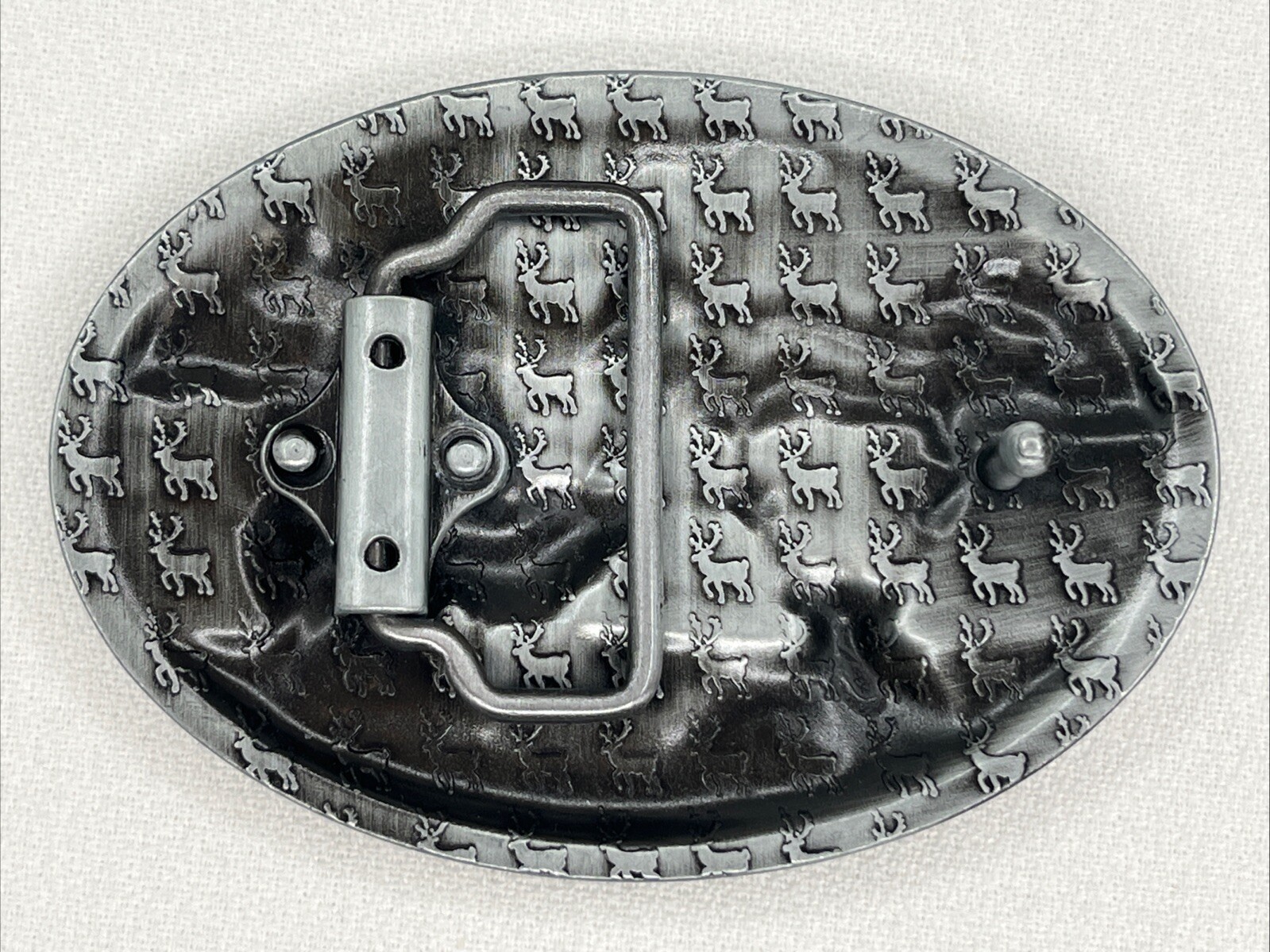 Men’s Silver Deer/Elk Belt Buckle