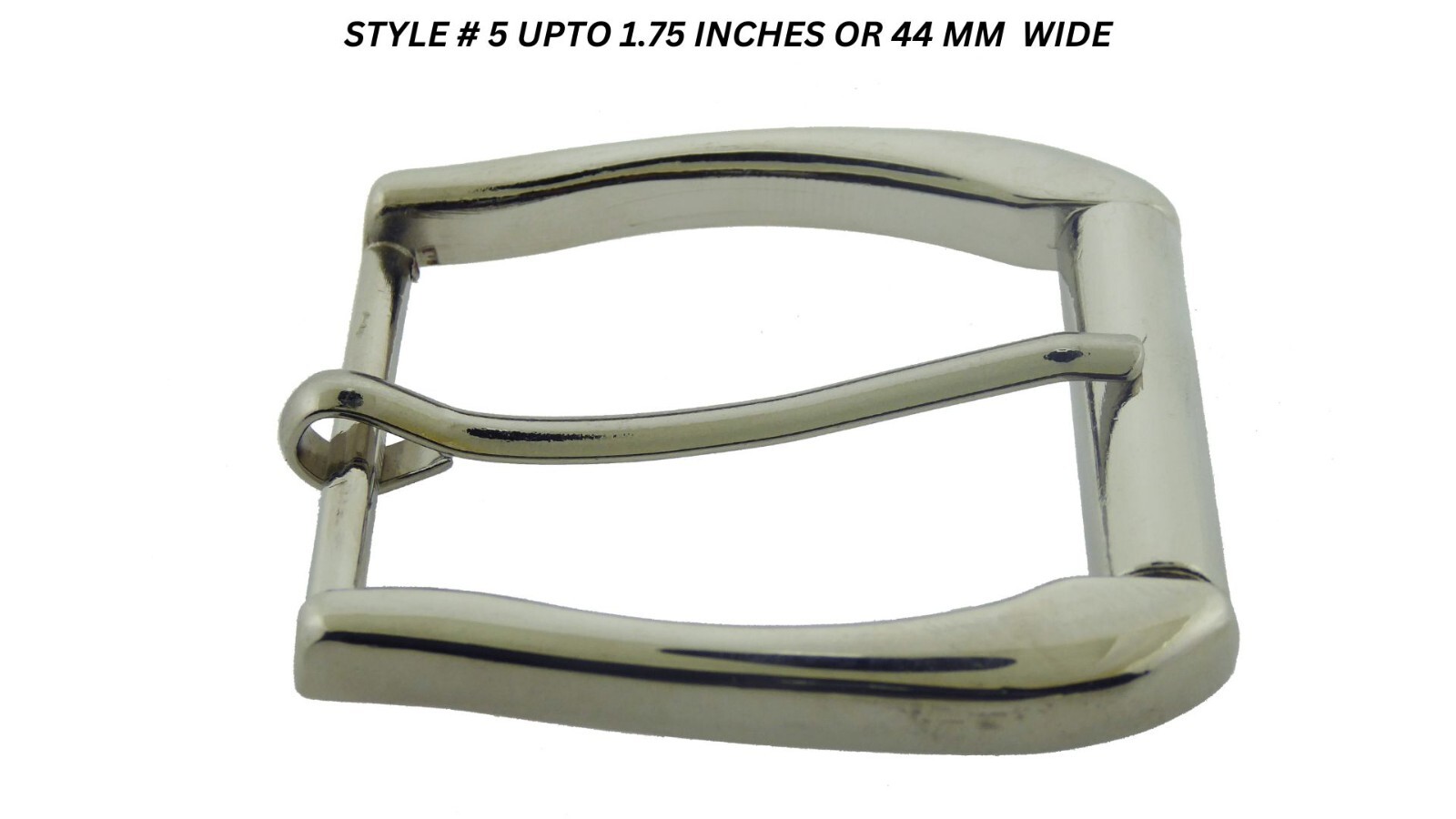 Pin Belt Buckles for Men&rsquo;s Fits 1.50″ inch 40mm Belt Silver Metal Anti Allergic