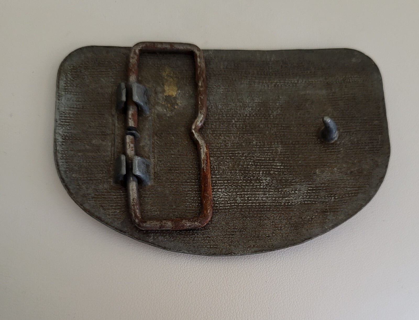 Vintage 18 Wheeler Semi Truck Driver Belt Buckle Tractor Trailer Raleigh Lights