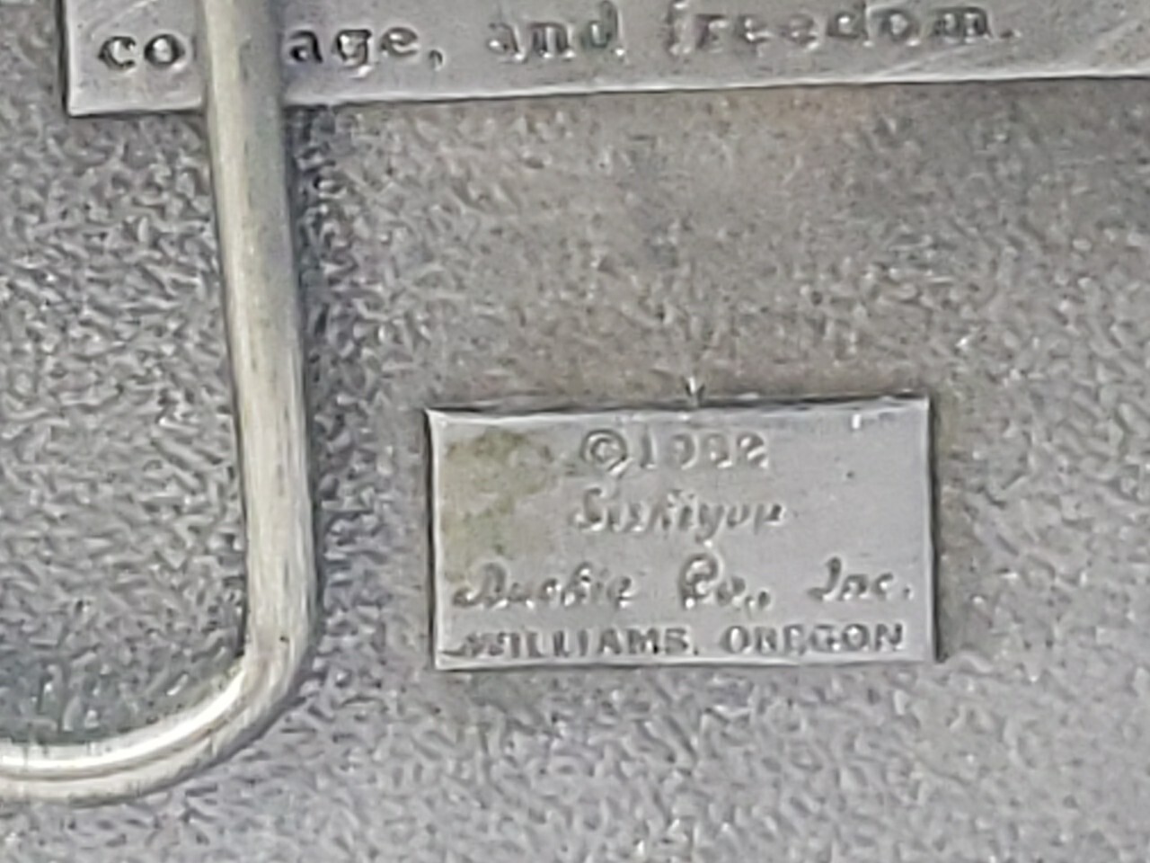 1982 Siskiyou Belt Buckle: The Eagle O-10