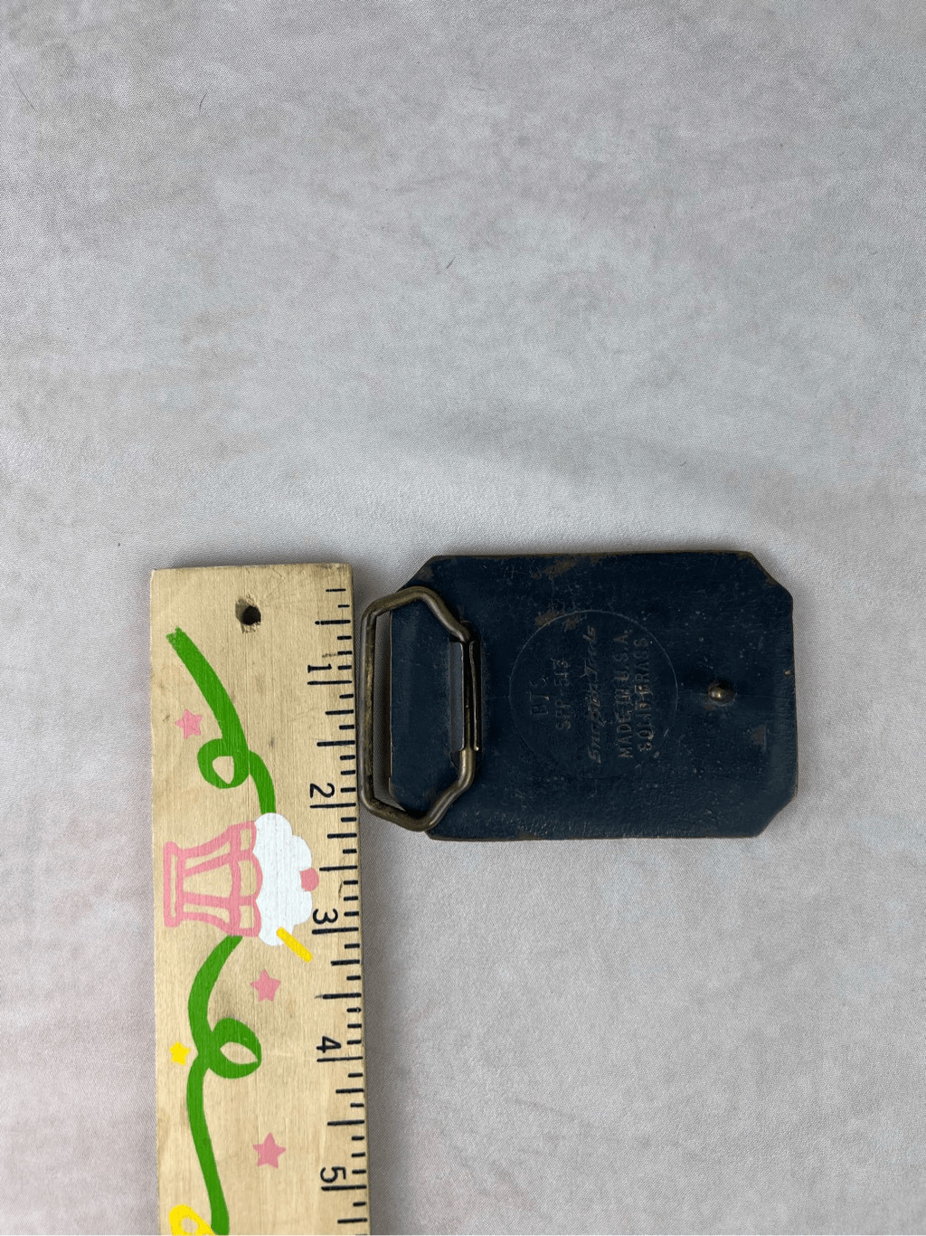 Vintage Snap On Tools Belt Buckle, Solid Brass, Made in USA, BTS SPP-513