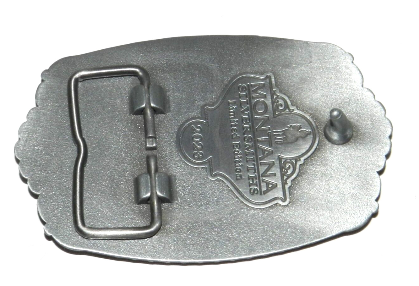 New 2023 Montana Silver Smiths Pendleton Whisky Belt Buckle Buck Limited Ed.