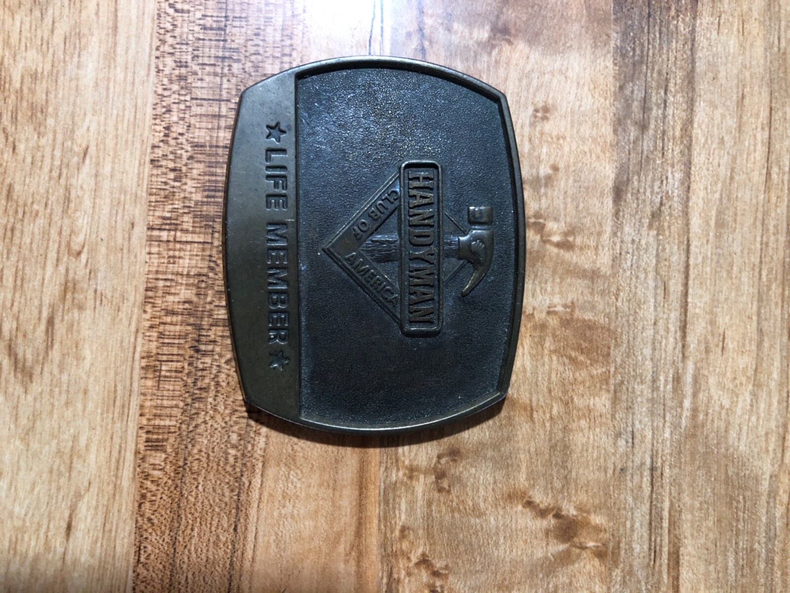 1996 Handyman Club Of America Belt Buckle Brass