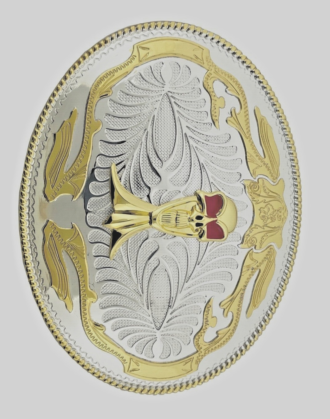 Skull Belt Buckles Gold Silver Metal Western Cowboy Cowgirl Rodeo Style Skeleton