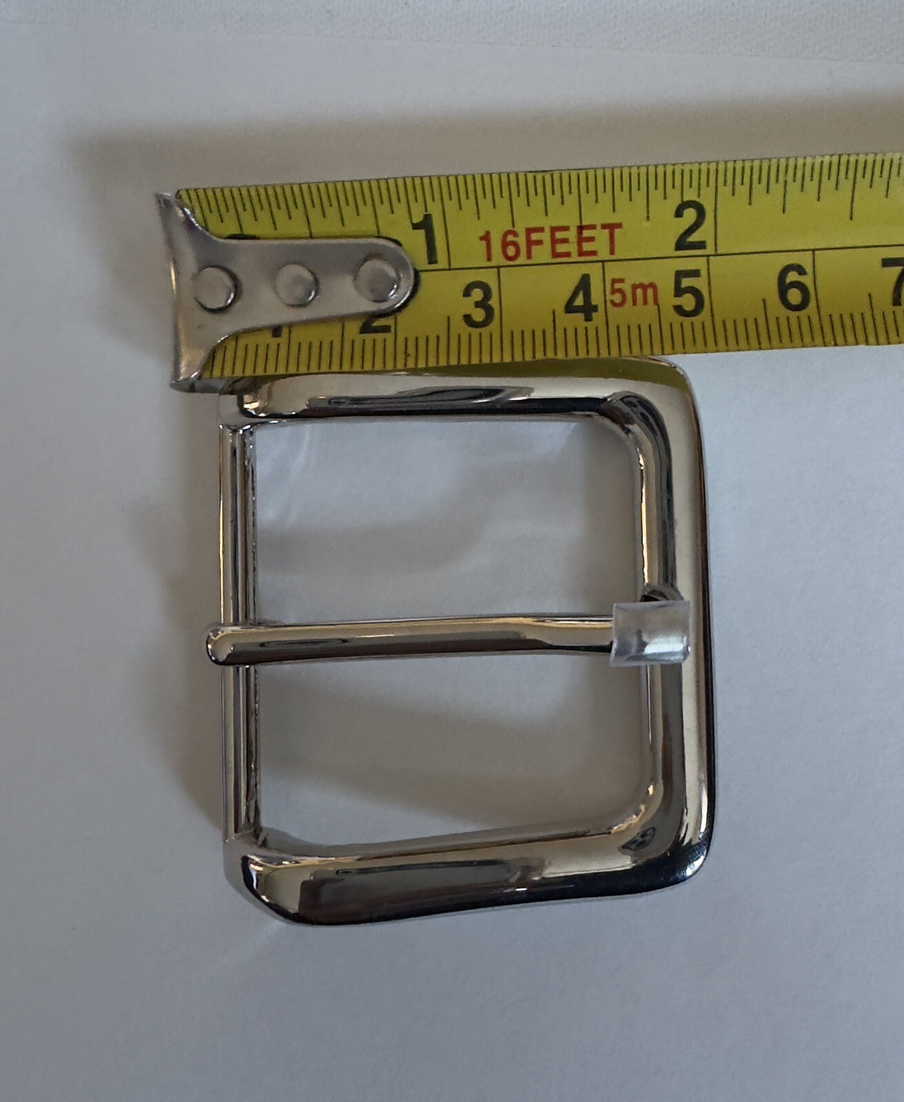 Universal Chrome Belt Buckle Garrison Replacement Fits 1.5” Duty Work Uniform