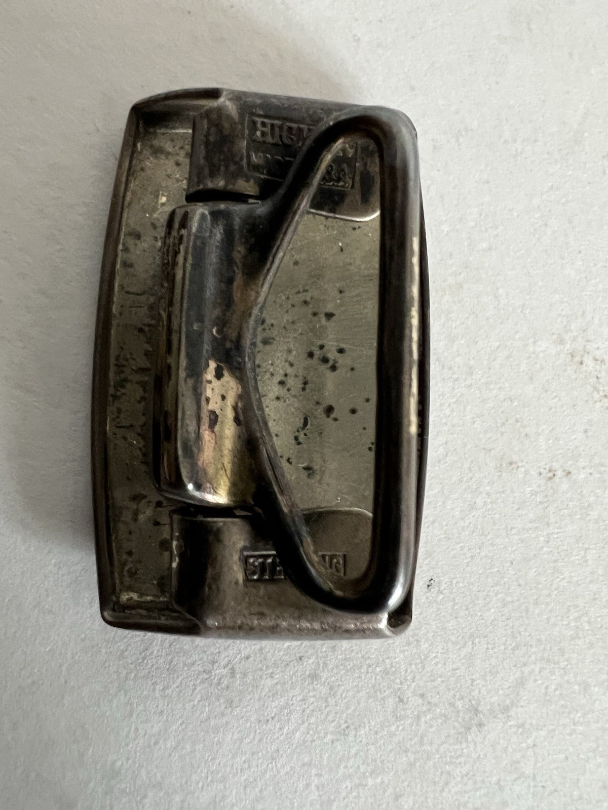 Vintage HICKOK Sterling Art Deco BELT BUCKLE / « K » 3D Monogram