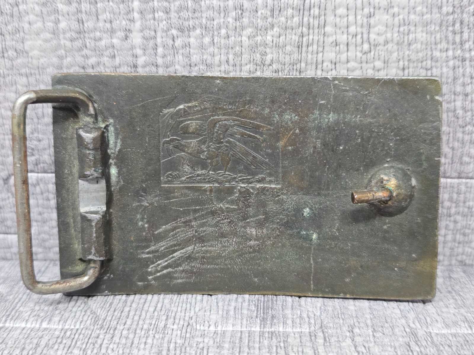 Vintage Estate Colt Revolvers Belt Buckle Good Condition