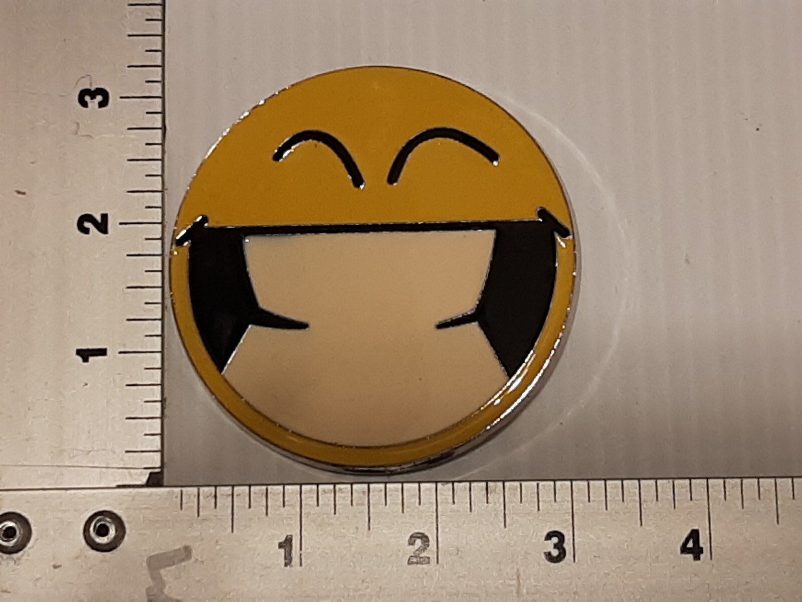 HAPPY SMILEY FACE EMOJI Metal Belt Buckle