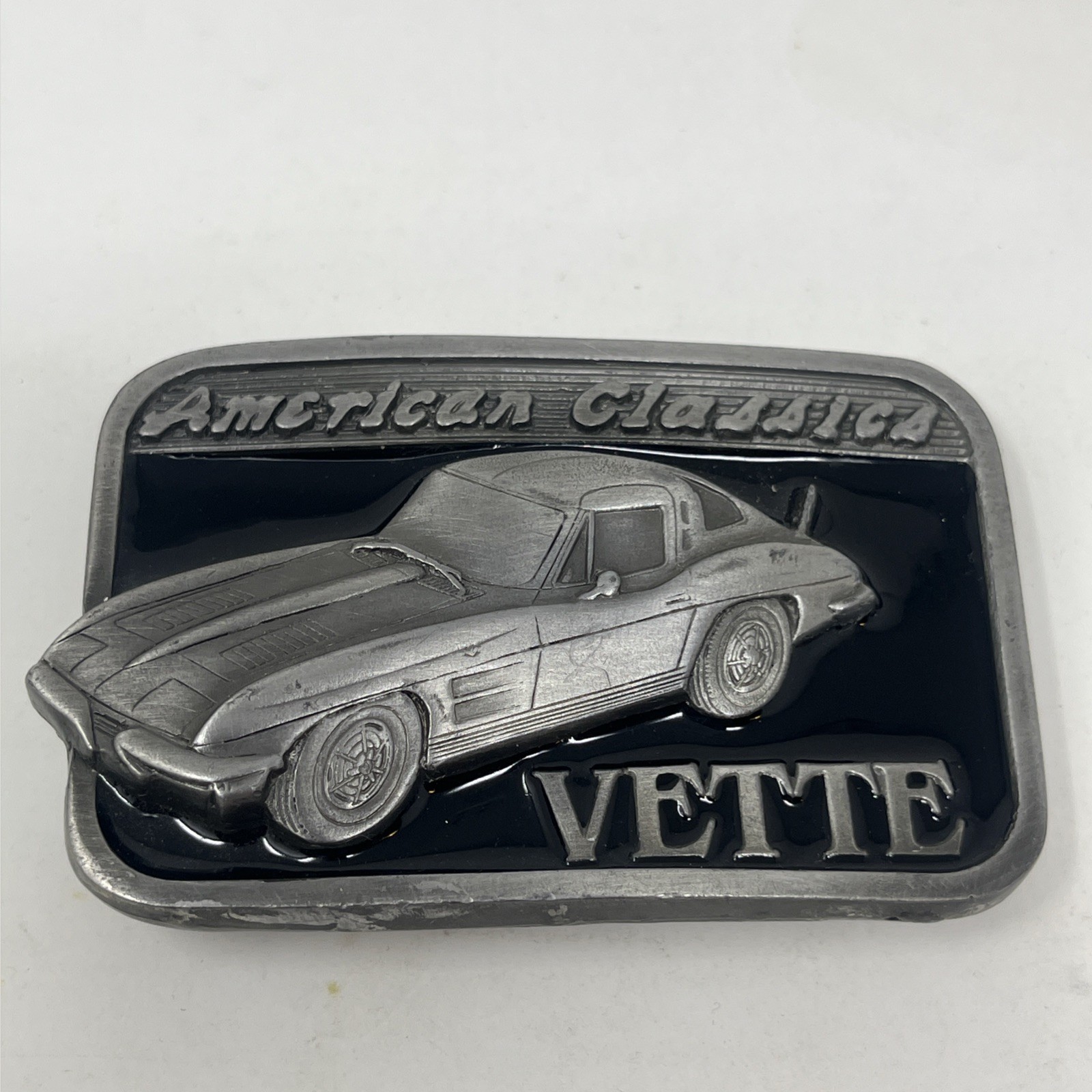 VINTAGE CHEVY CORVETTE AMERICAN CLASSICS VETTE BELT BUCKLE BA-135