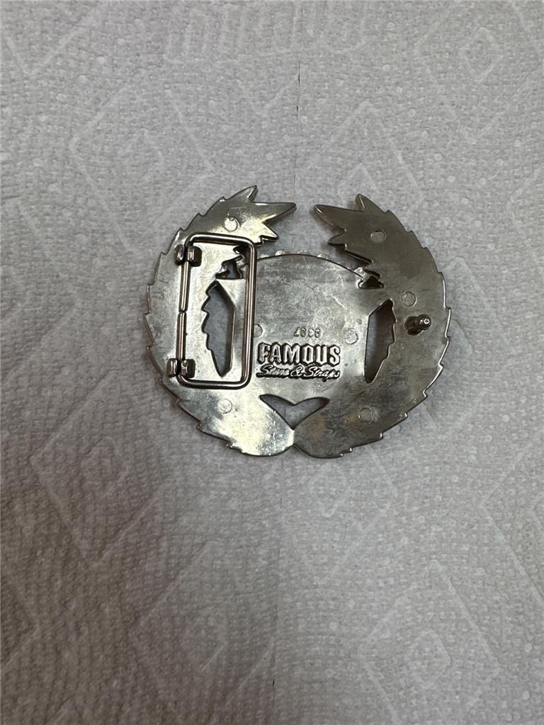Famous Stars and Stripes Belt Buckle 8387