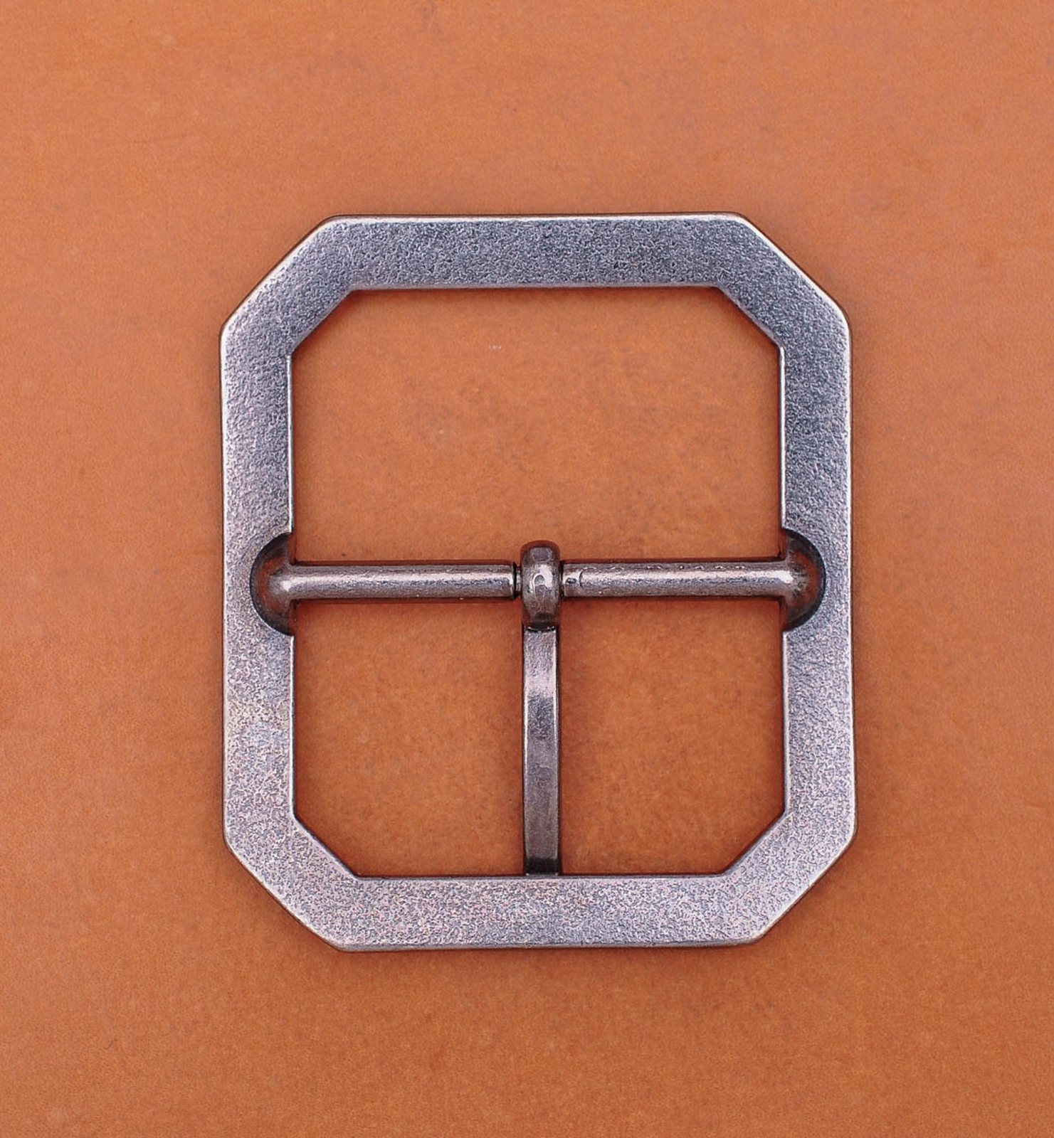 Mens Rectangle Heavy Duty Strong Retro Center Bar Pin Belt Buckle Fit 45mm Strap