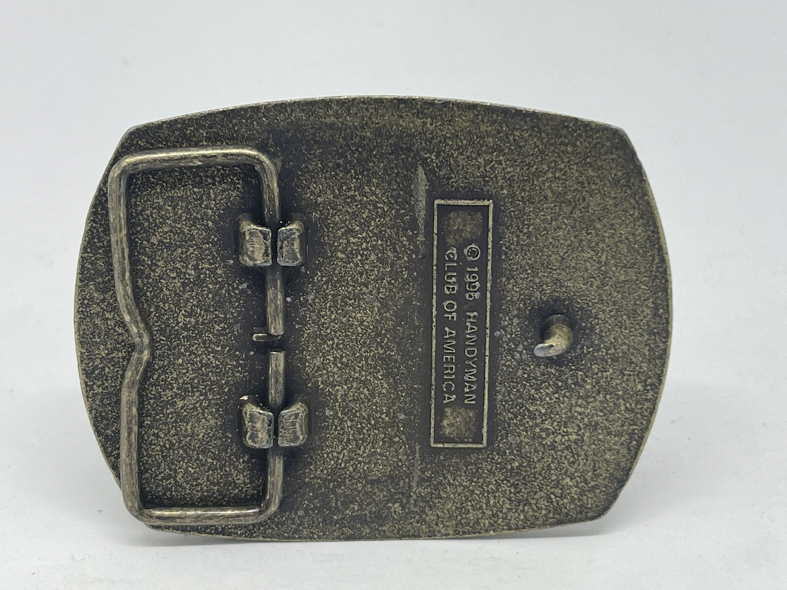 Belt Buckle / Key Chain HANDYMAN CLUB OF AMERICA LIFE MEMBER 1996 Man Cave