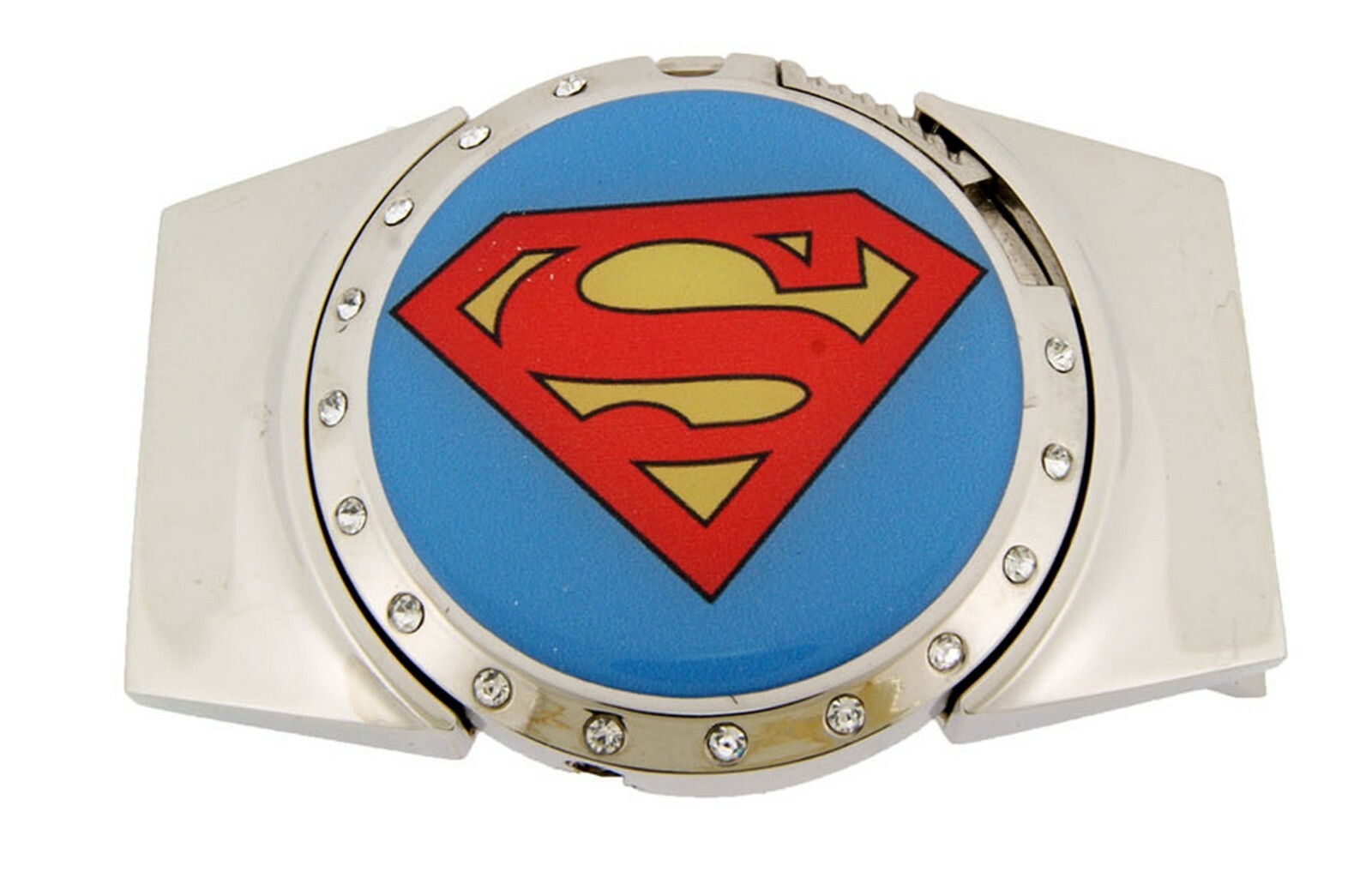 4 Pcs Belt Buckles Lot Vintage Belt Buckle w Lighter Batman Superman Captain USA