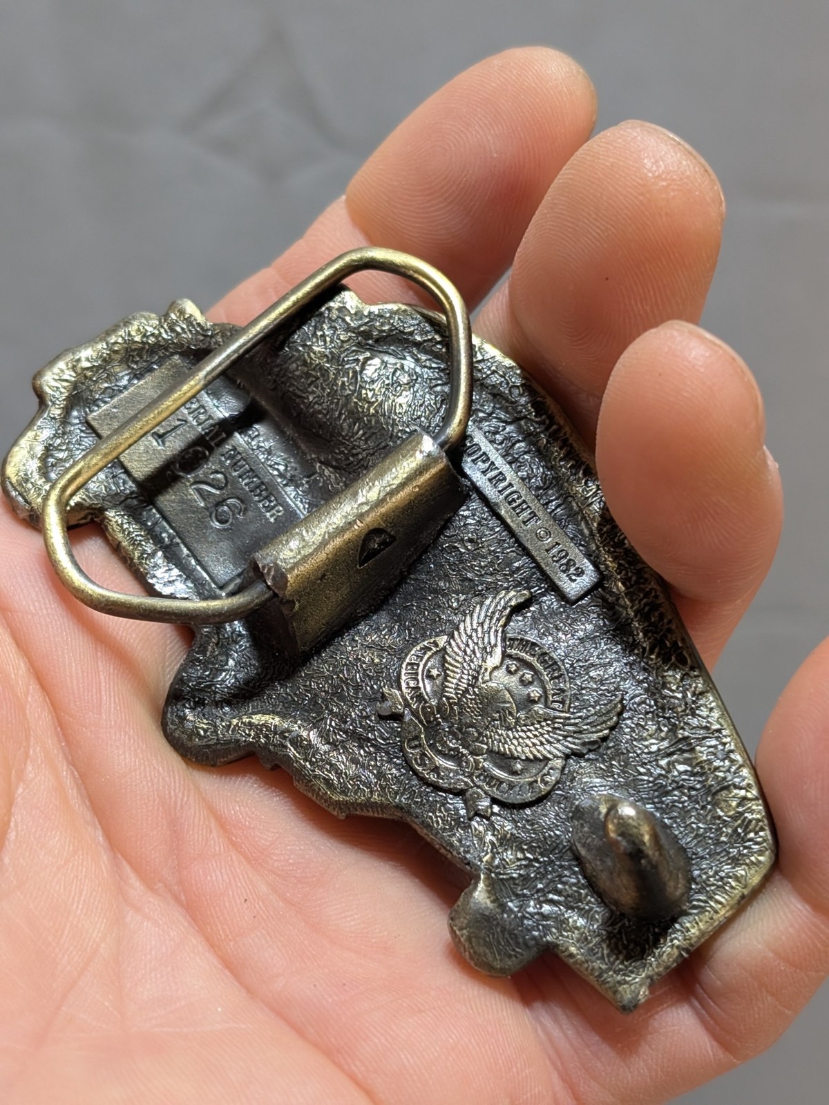 4 Retro Vtg Transportation Bus Belt Buckles. Bergomot Great American Buckle Co.