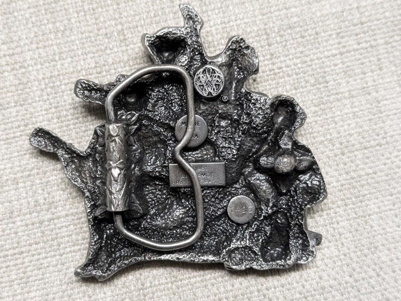 vintage COUNTRY WESTERN belt buckle MUSIC bluegrass BRASS cowboy NASHVILLE
