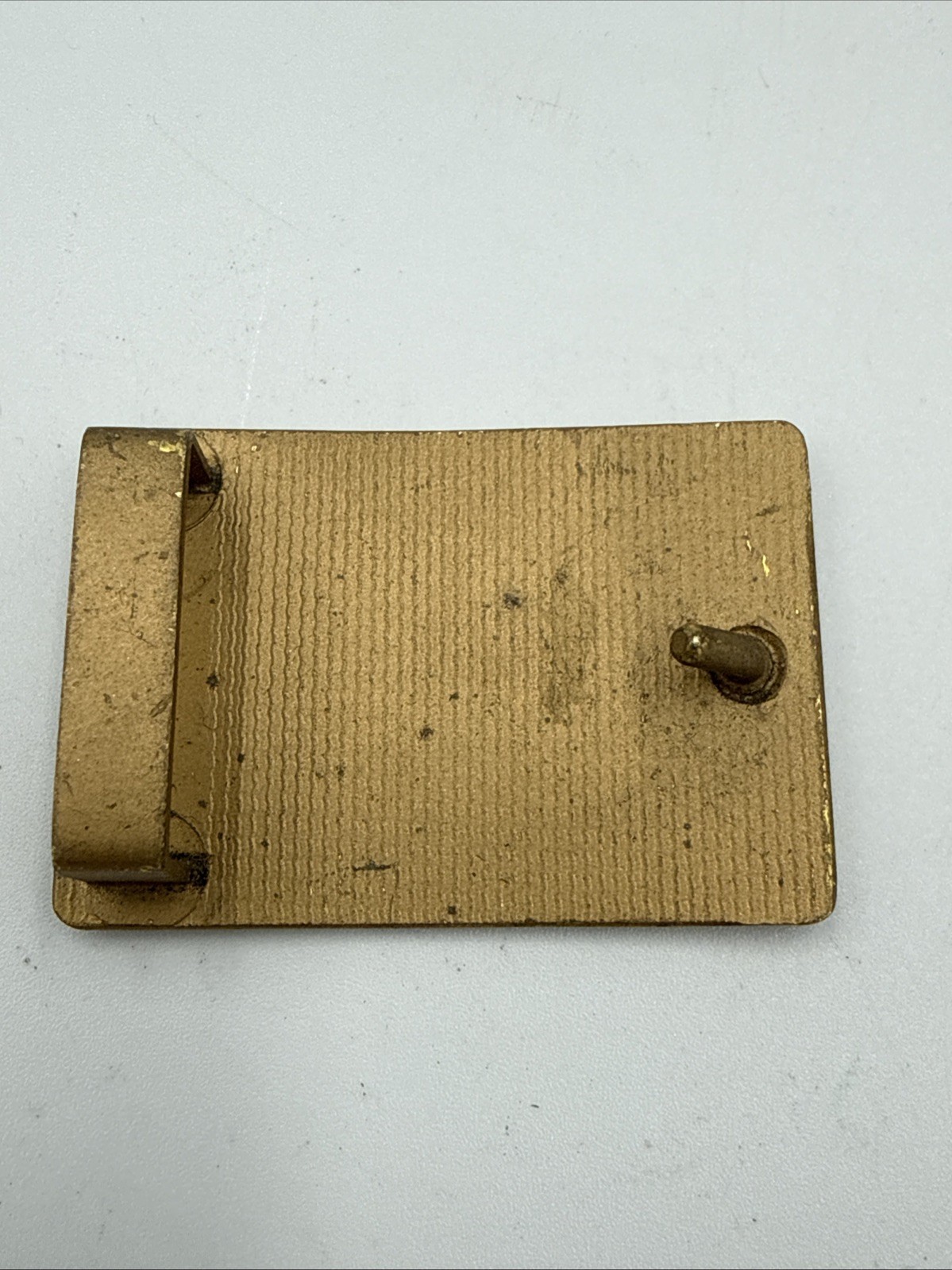 Vintage ABC Bowling League Award Brass Belt Buckle Most Improved Average