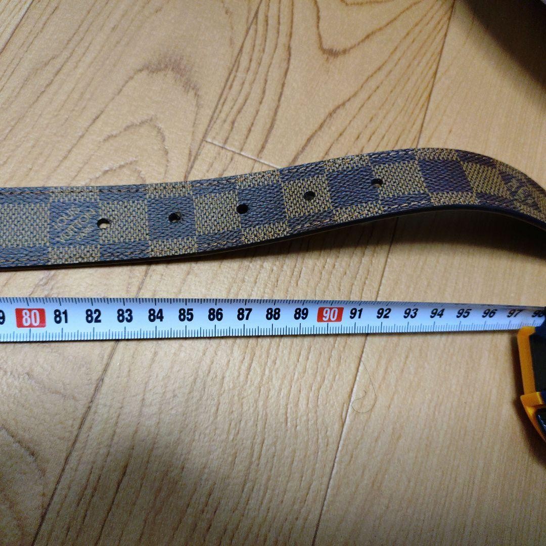 Louis Vuitton Pre-Owned Damier Belt Navy Brown